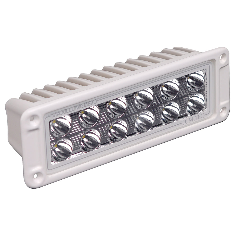 Lumitec Maxillumeh60 - Flush Mount Flood Light - White Housing - White Dimming,WBEEAA001345050