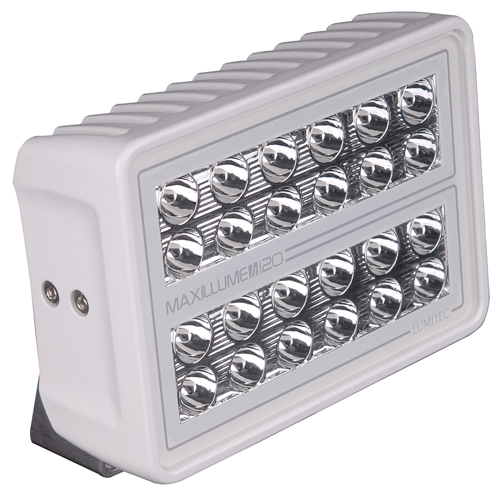 Lumitec Maxillume H120 - Trunnion Mount Flood Light - White Housing - White Dimming,WBEEAA001345051