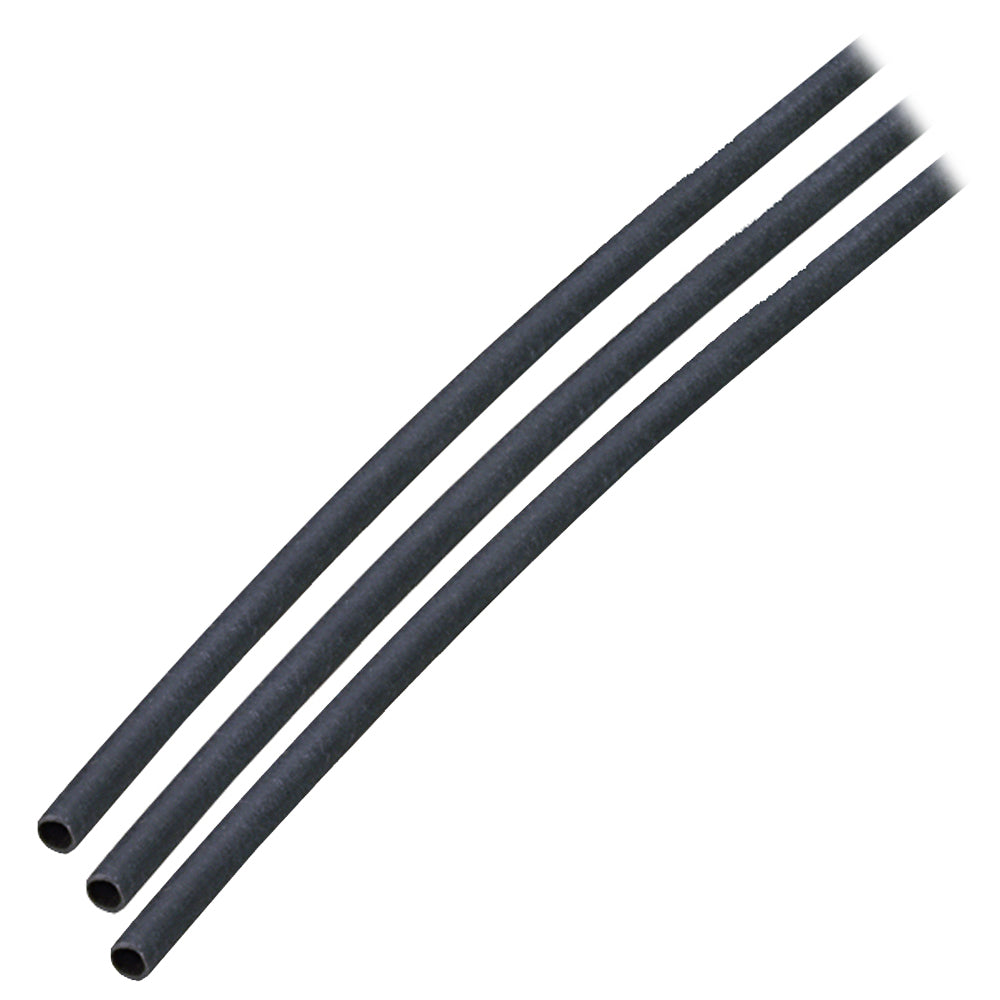 Ancor Adhesive Lined Heat Shrink Tubing (Alt) - 1/8'' X 3'' - 3-Pack - Black,WBHDWA001345124
