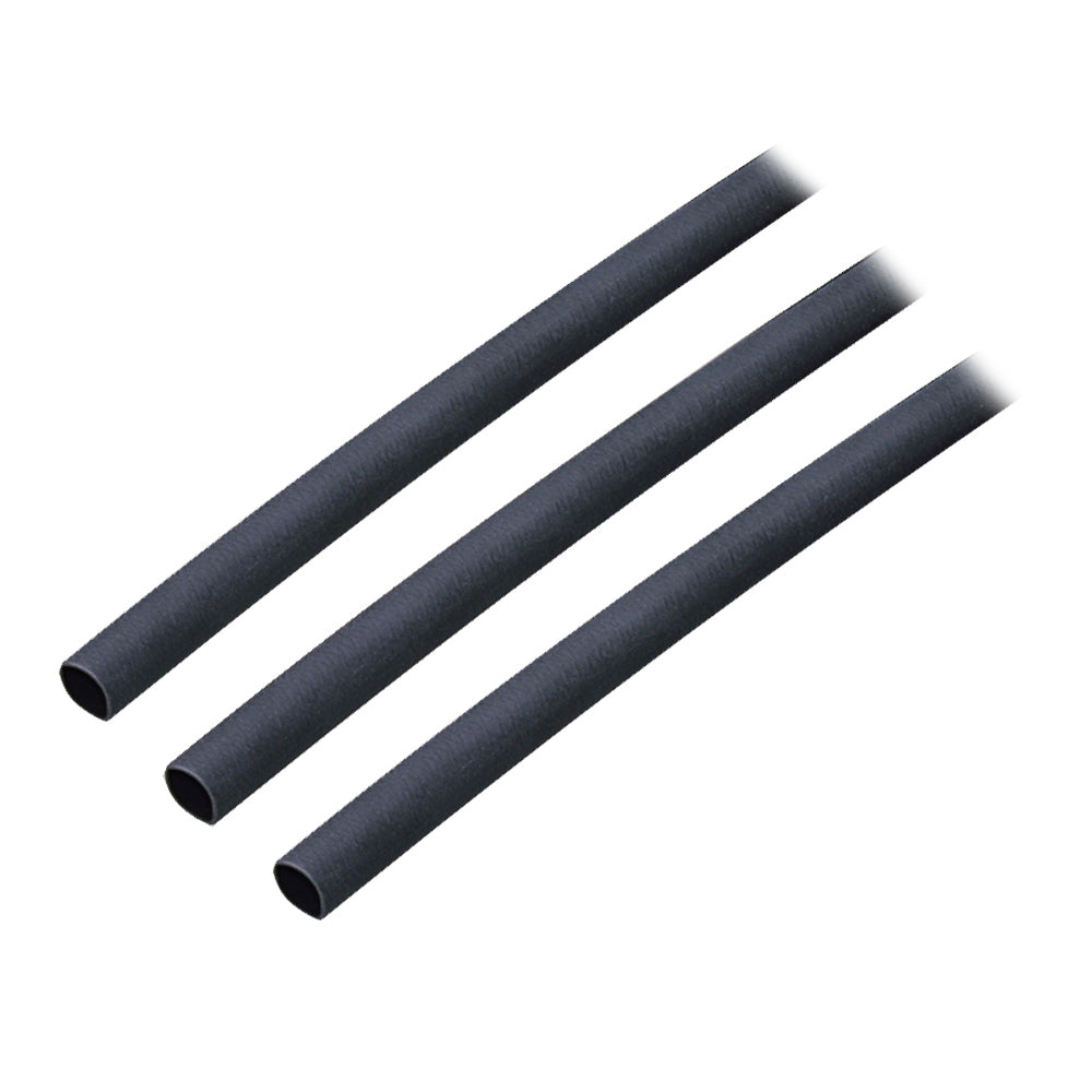 Ancor Adhesive Lined Heat Shrink Tubing (Alt) - 3/16'' X 3'' - 3-Pack - Black,WBHDWA001345125