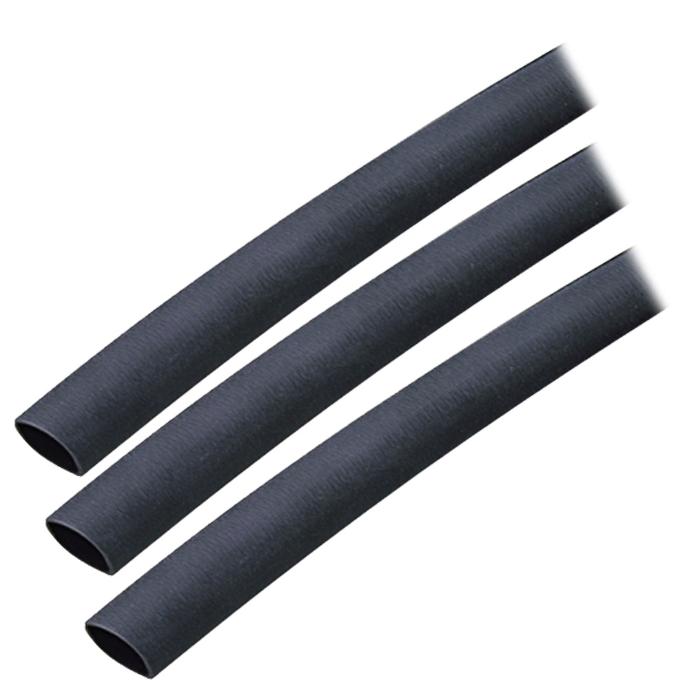 Ancor Adhesive Lined Heat Shrink Tubing (Alt) - 3/8'' X 3'' - 3-Pack - Black,WBHDWA001345127