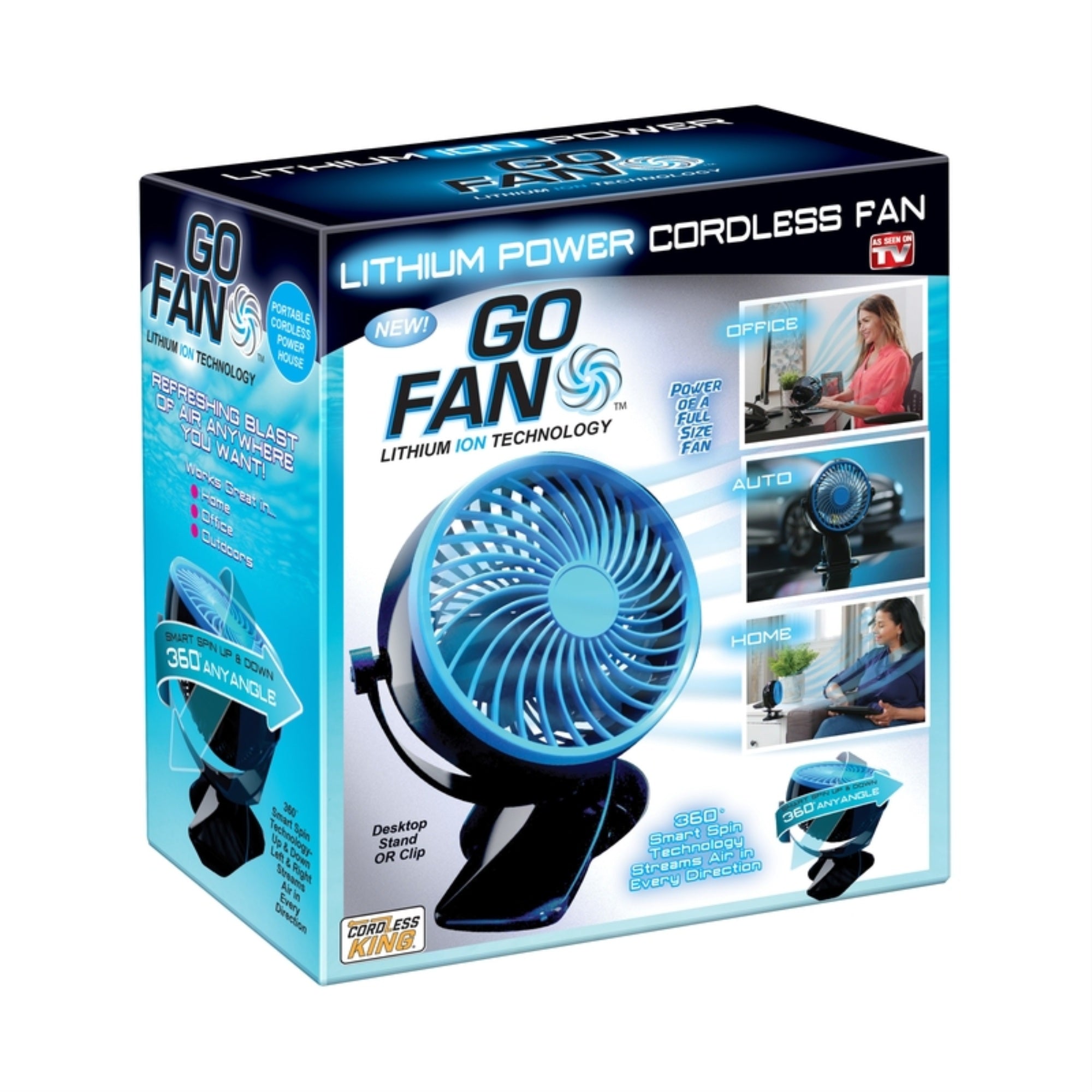 CORDLES RECHARGEABLE FAN (Pack of 1)