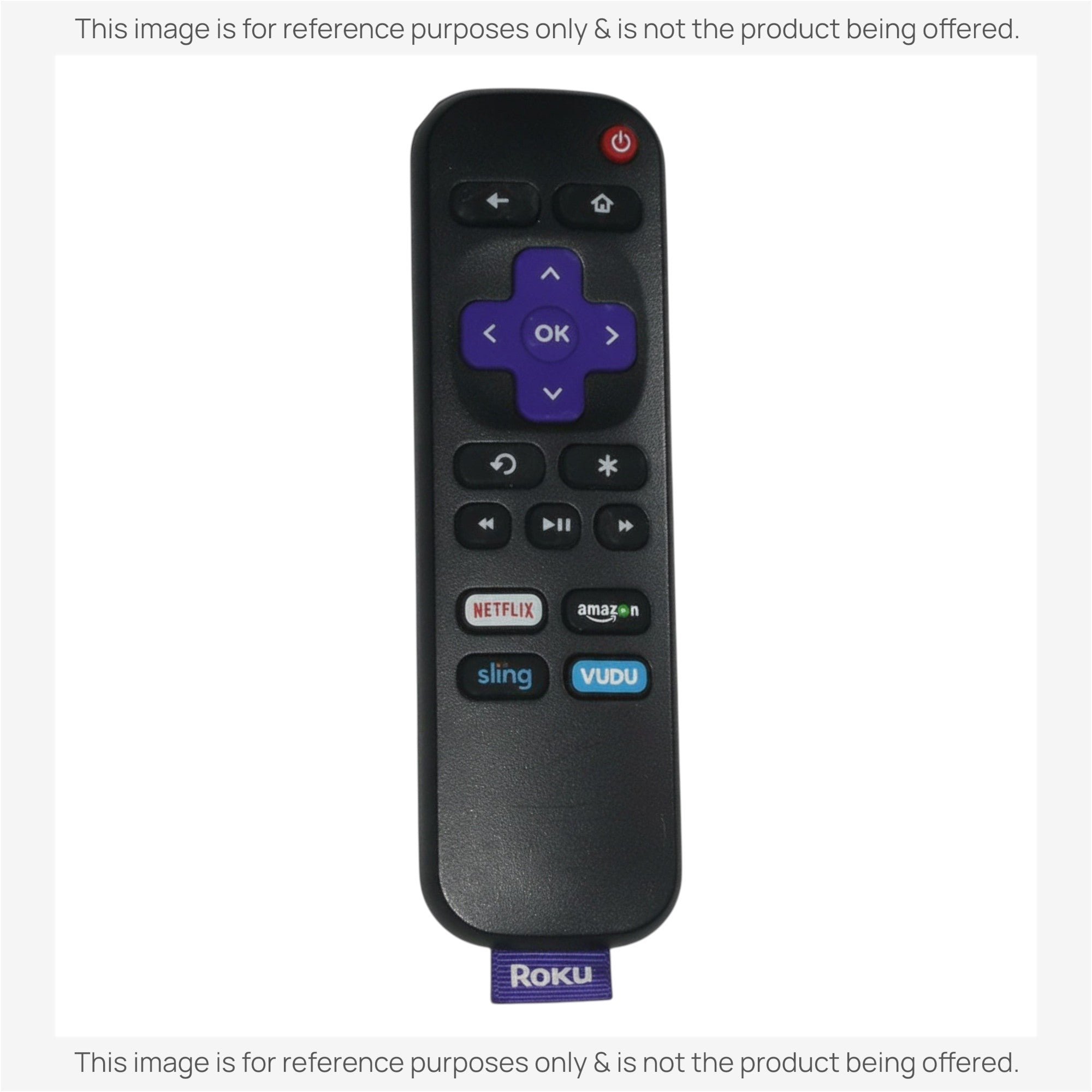 Anderic Substitute for Roku RC69 Streaming Remote Control [RRST01]