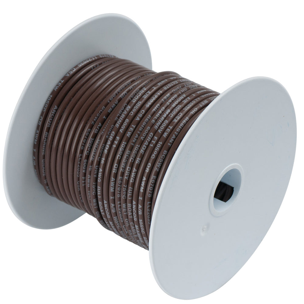 Ancor Brown 16 Awg Tinned Copper Wire - 25',WBHDWA001345148