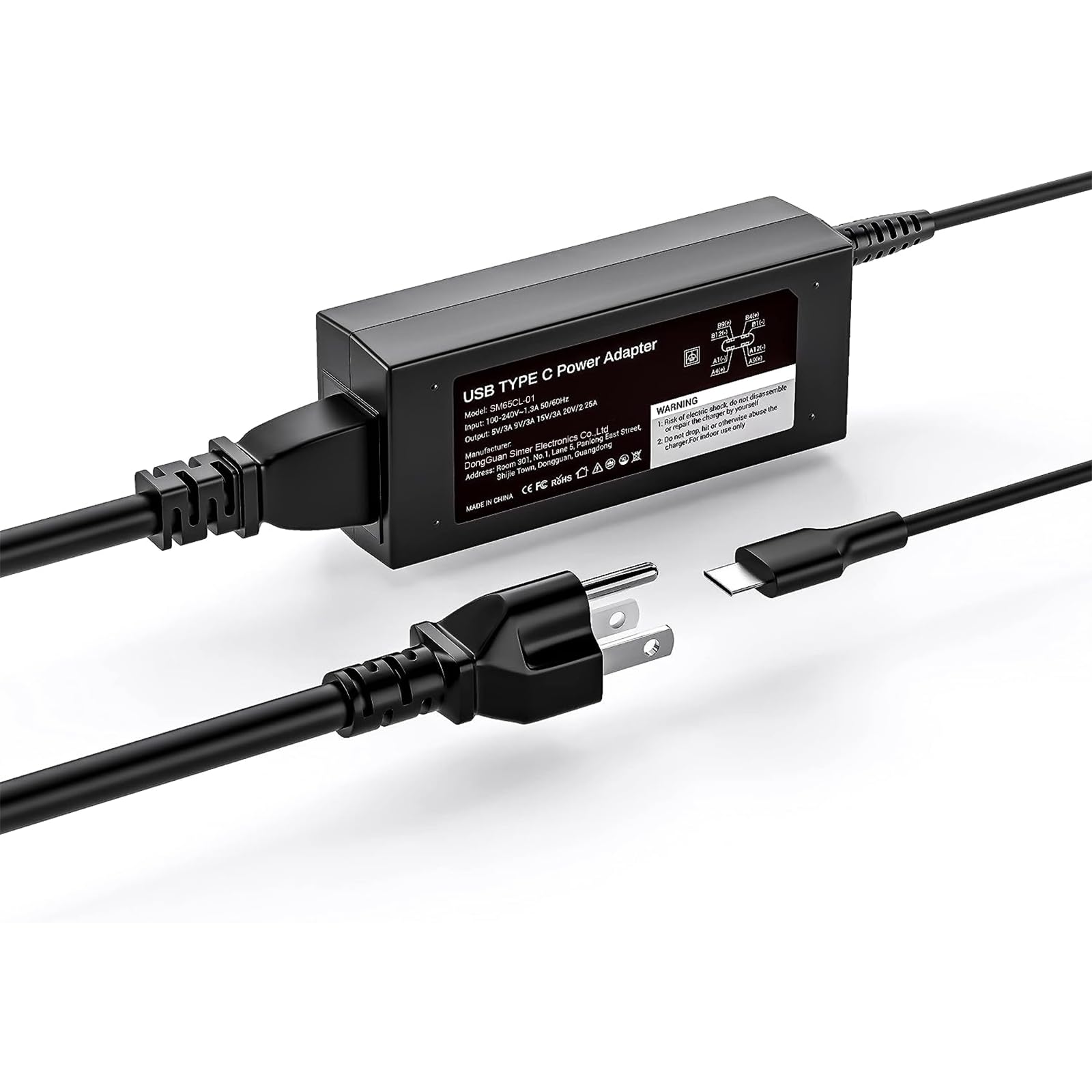 45W Usb C Charger For Acer Chromebook Cb311 Cb315 Cb314 Cb514 Cb515 Cb713 Cb714 Cb715 Cp311 Cp315 Cp511 Cp713 Type C Power Adapt