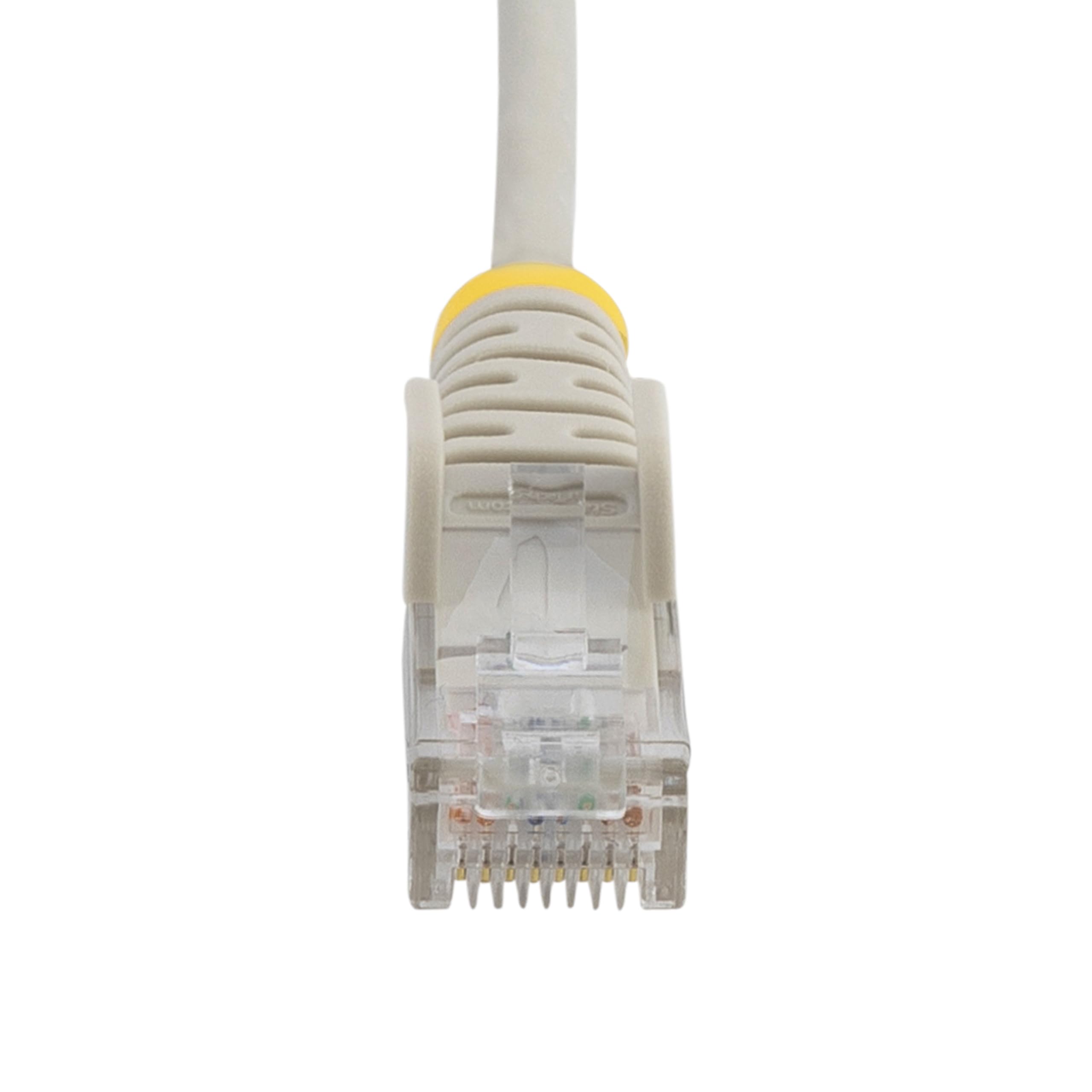 Startech.Com 6 In Cat6 Cable   Slim Cat6 Patch Cord   Gray Snagless Rj45 Connectors   Gigabit Ethernet Cable   28 Awg   Lszh (N6