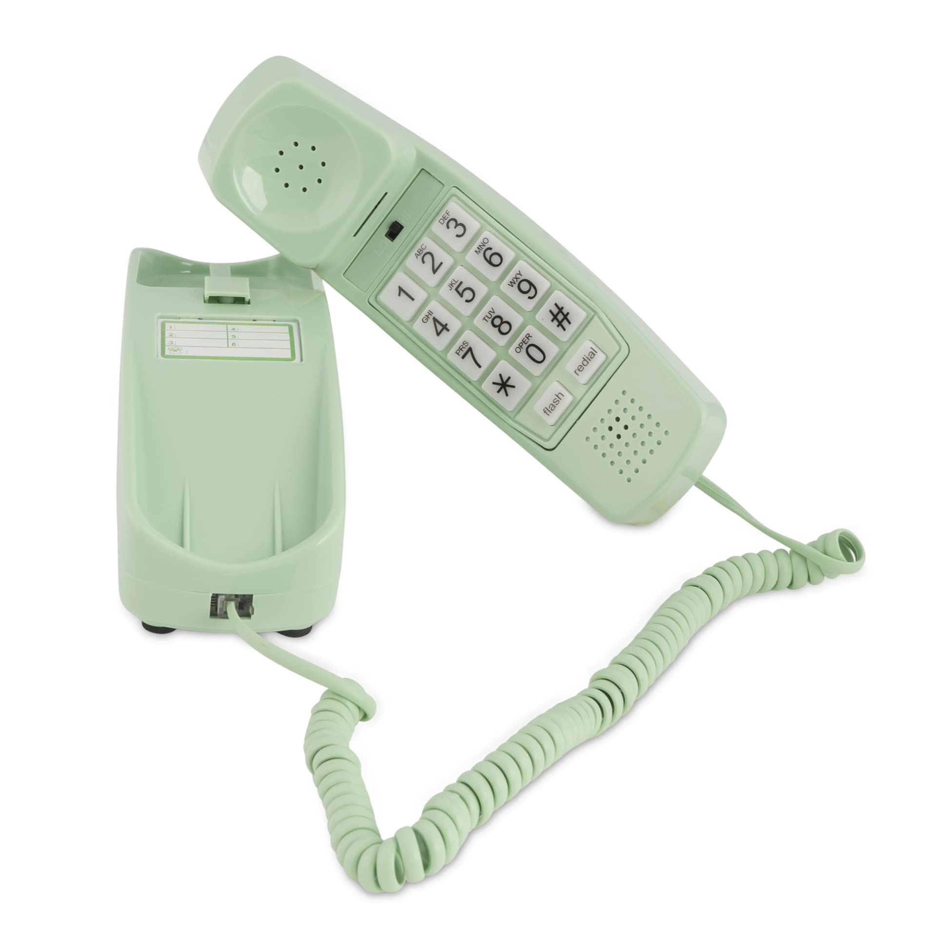Land Line Telephones for Home - Corded, Easy-to-Use Big Button Telephone for Home Office, Seniors, and House Phone; Analog Desk 