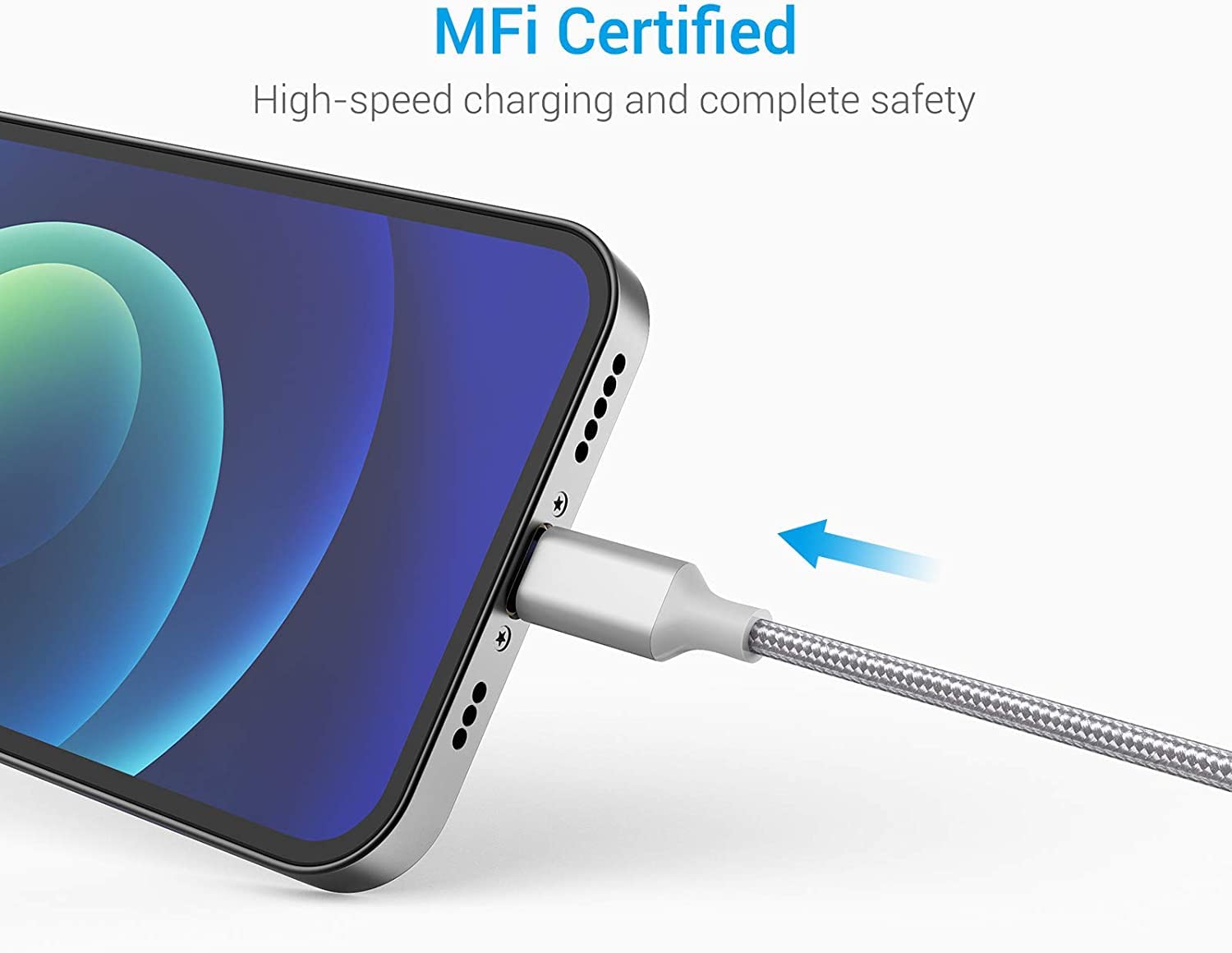 Lightning Cable Mfi Certified   Iphone Charger 3Pack 3Ft Lightning To Usb A Charging Cable Cord Compatible With Iphone 14 13 12