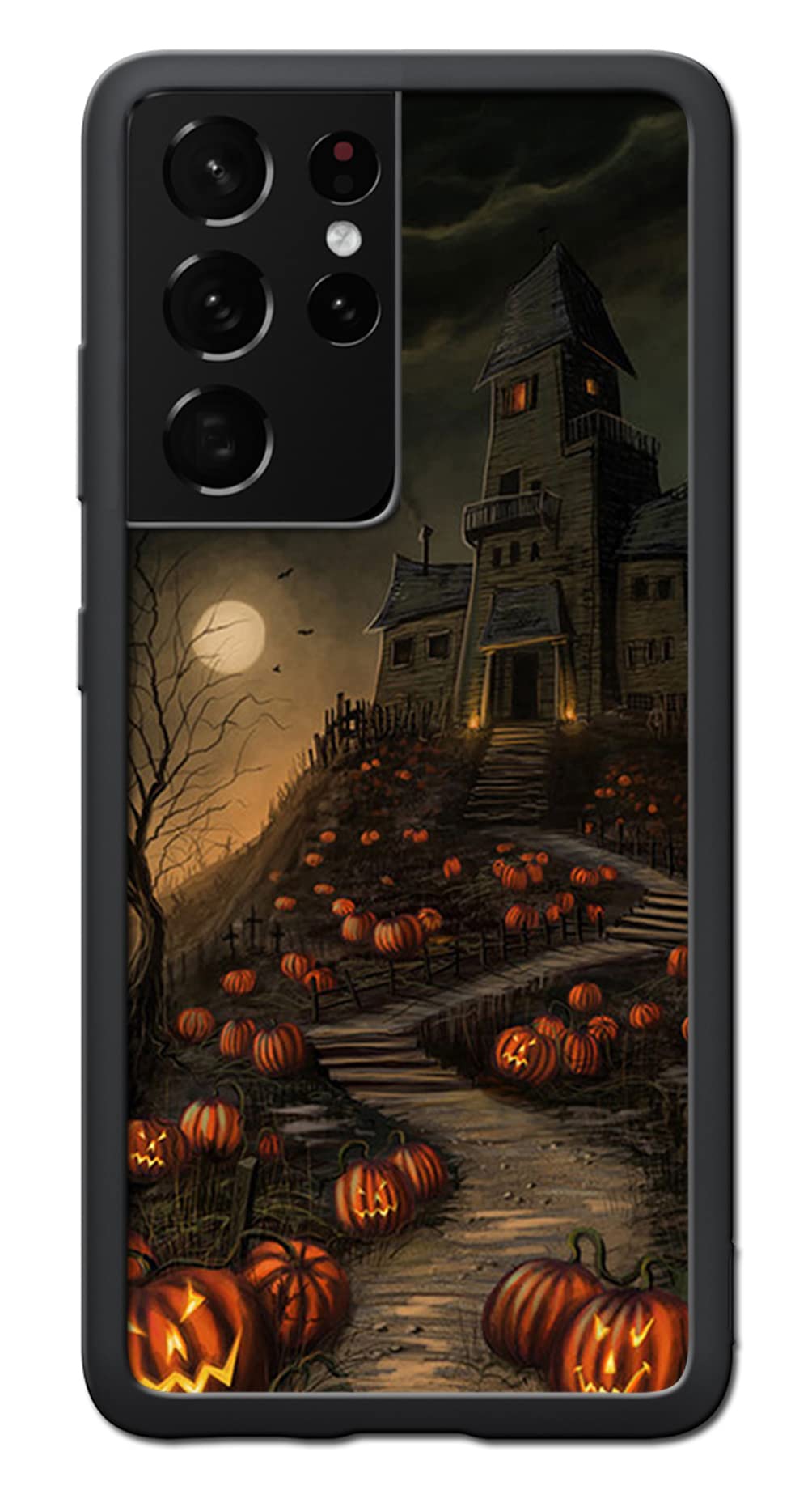 Vuttoo For Samsung Galaxy S21 Ultra Case   Halloween Haunted House Pattern Phone Case   Tpu Shock Absorption Protection Phone Co