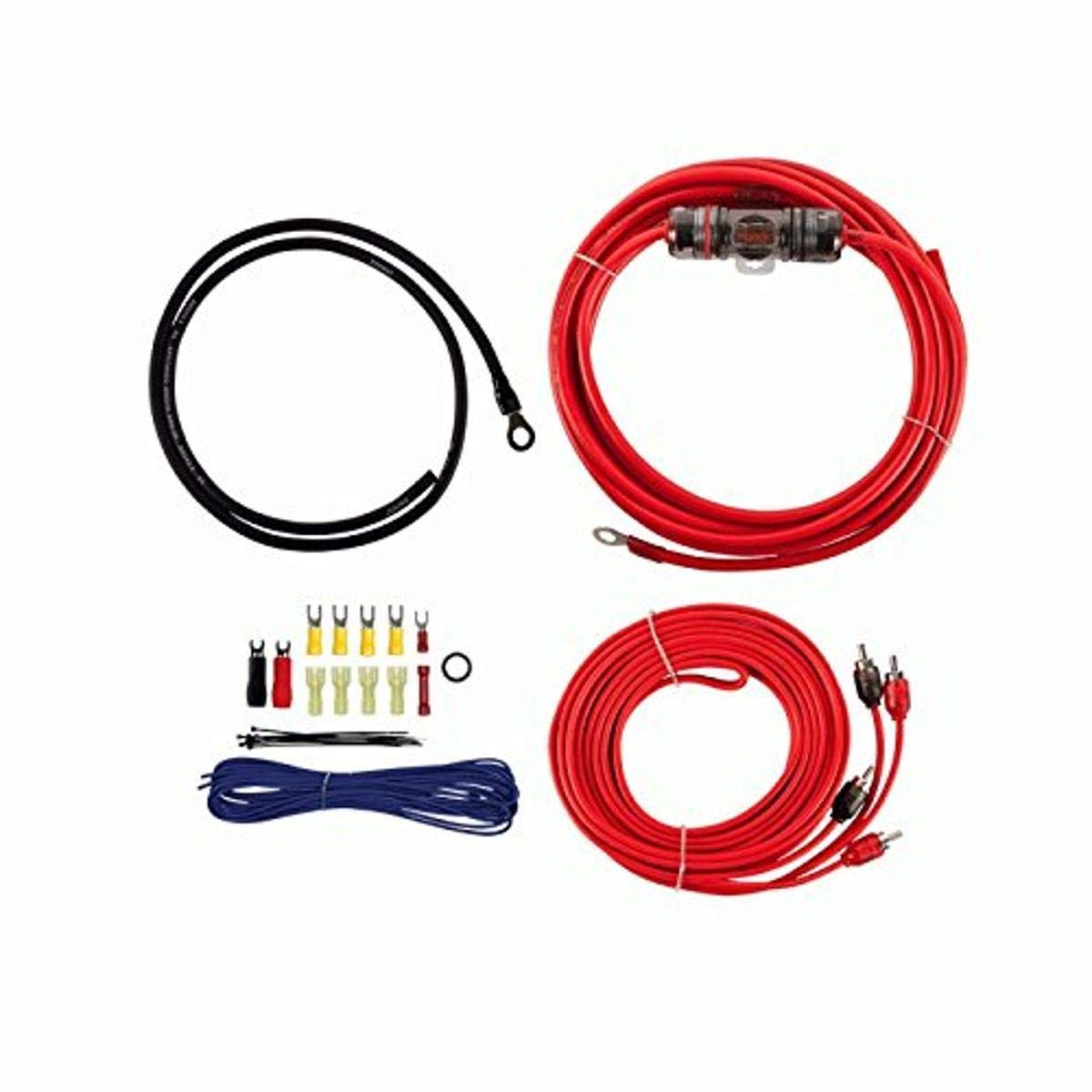T Spec V6 Rak8 8Awg 400Watt V6 Series Amplifier Kit With Rca