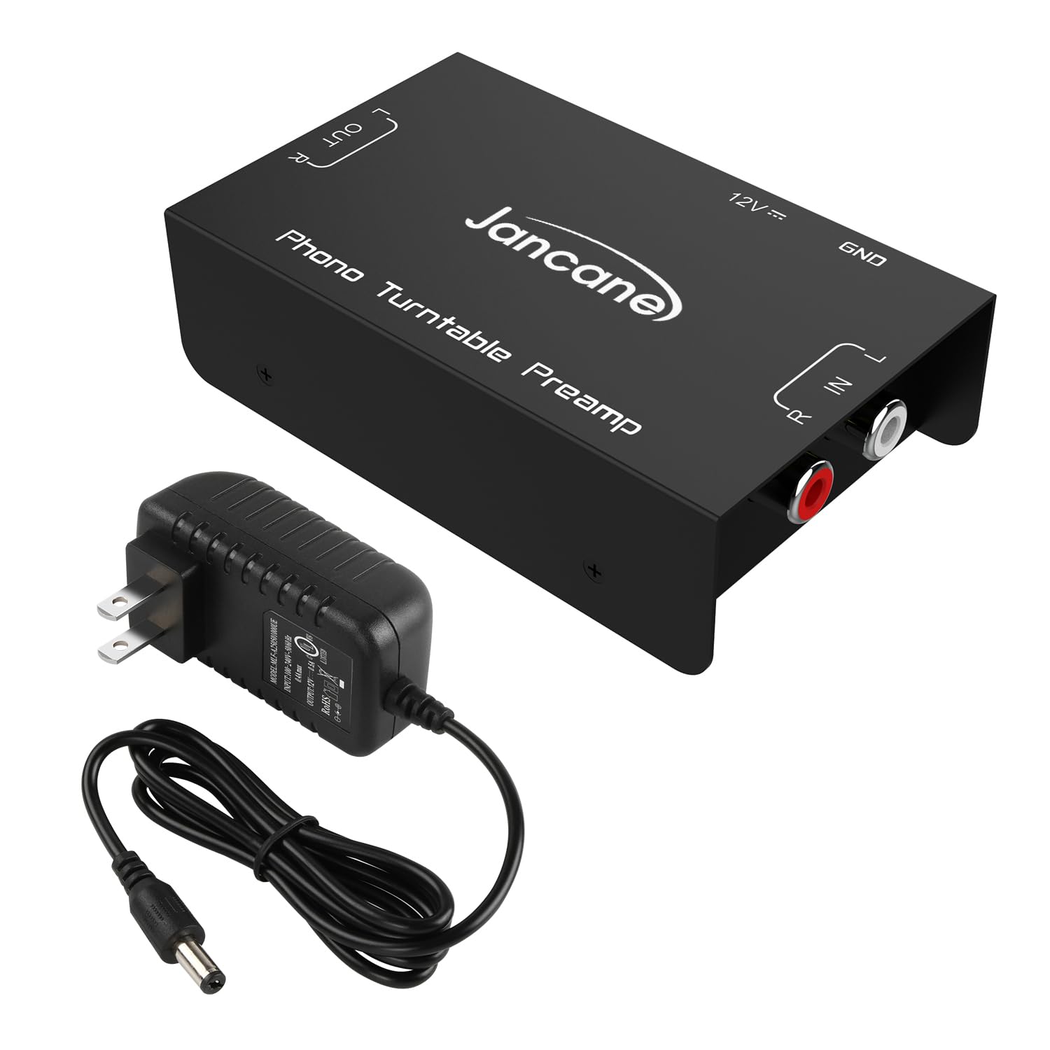 Phono Turntable Preamp, Phonograph Preamplifier With Rca Input, Rca/Trs Output, Phono Preamp For Turntable Record Play With 12 V