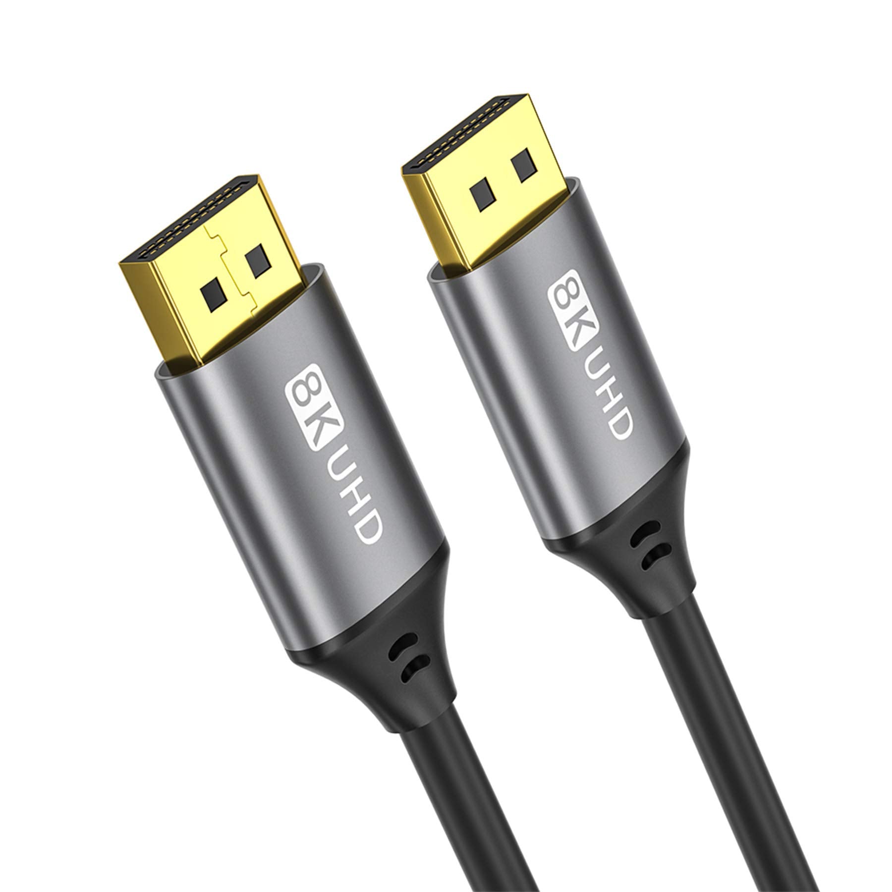 Aieloar 8K Display Port Cable 1.4,8K@60Hz 7680X4320 32.4Gbps Display Port To Display Port Cable, Backward Compatible With 4K@144