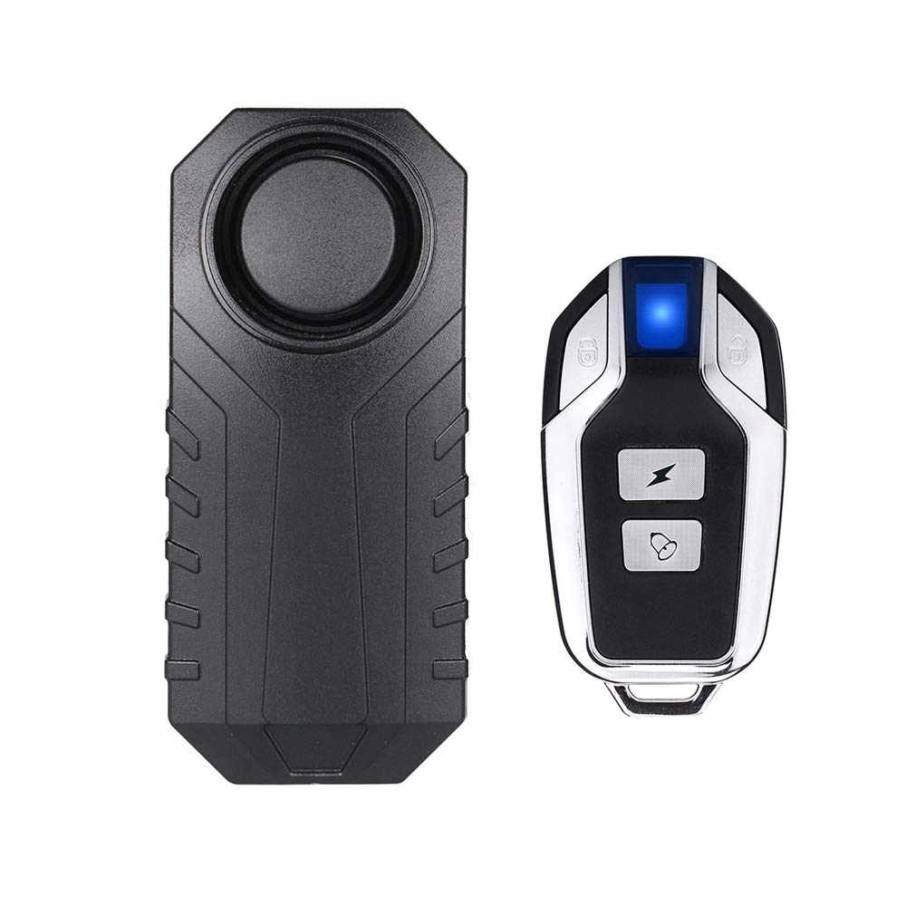 Mengshen Updated Anti Theft Bicycle Alarm, 113Db Waterproof Wireless Alarm With Remote Control For Bike, E Bike, Motorcycle, Sco