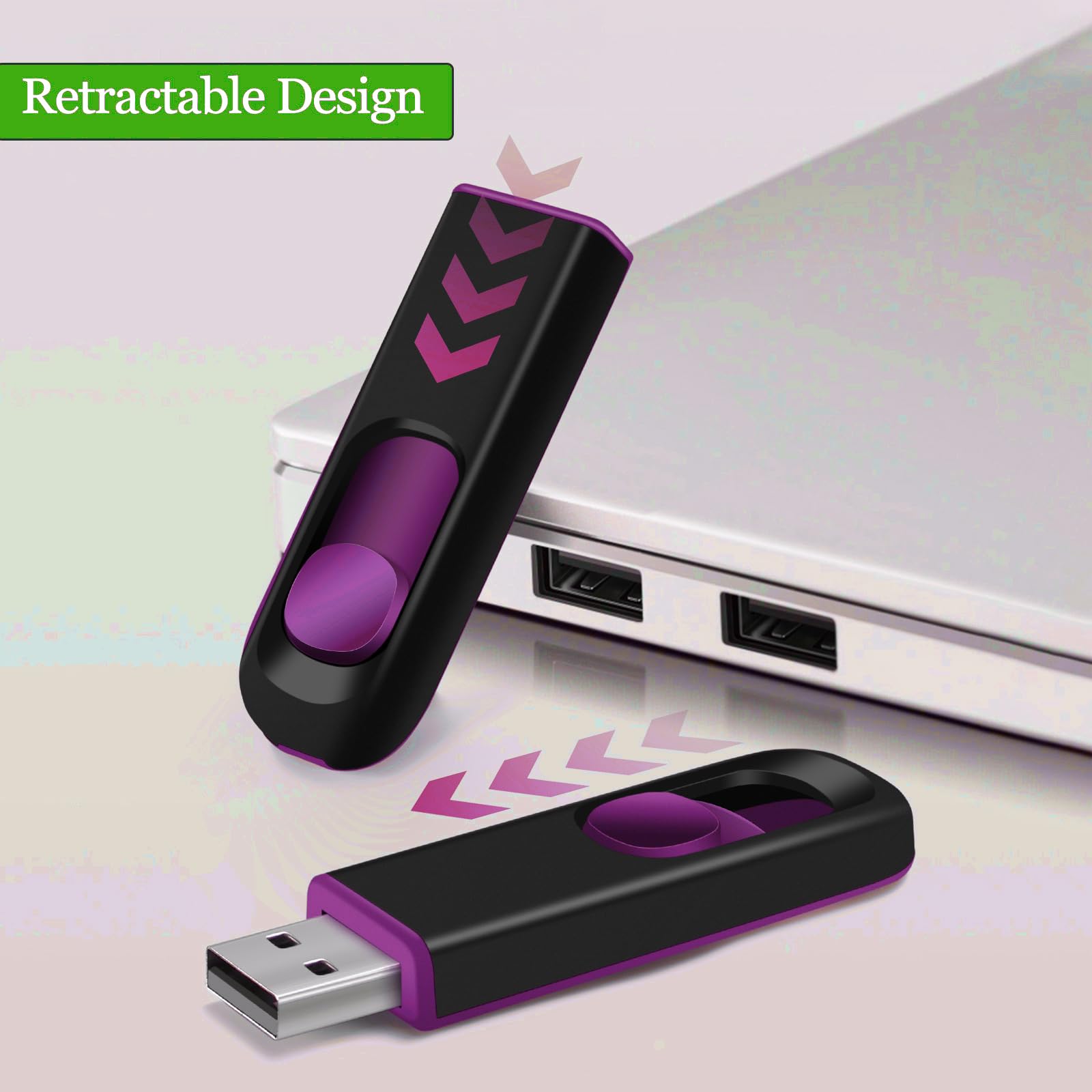 Makactua Usb Flash Drive 5 Pack 16Gb, Usb 2.0 Memory Stick Thumb Drive Pen Drives Jump Drive For Data Storage