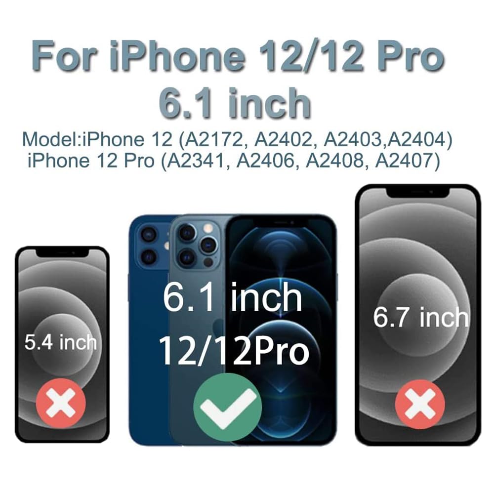 Fixerman For Iphone 12/12 Pro Screen Replacement Kit 6.1 Inch 3D Touch Lcd Screen Display Digitizer Frame Assembly