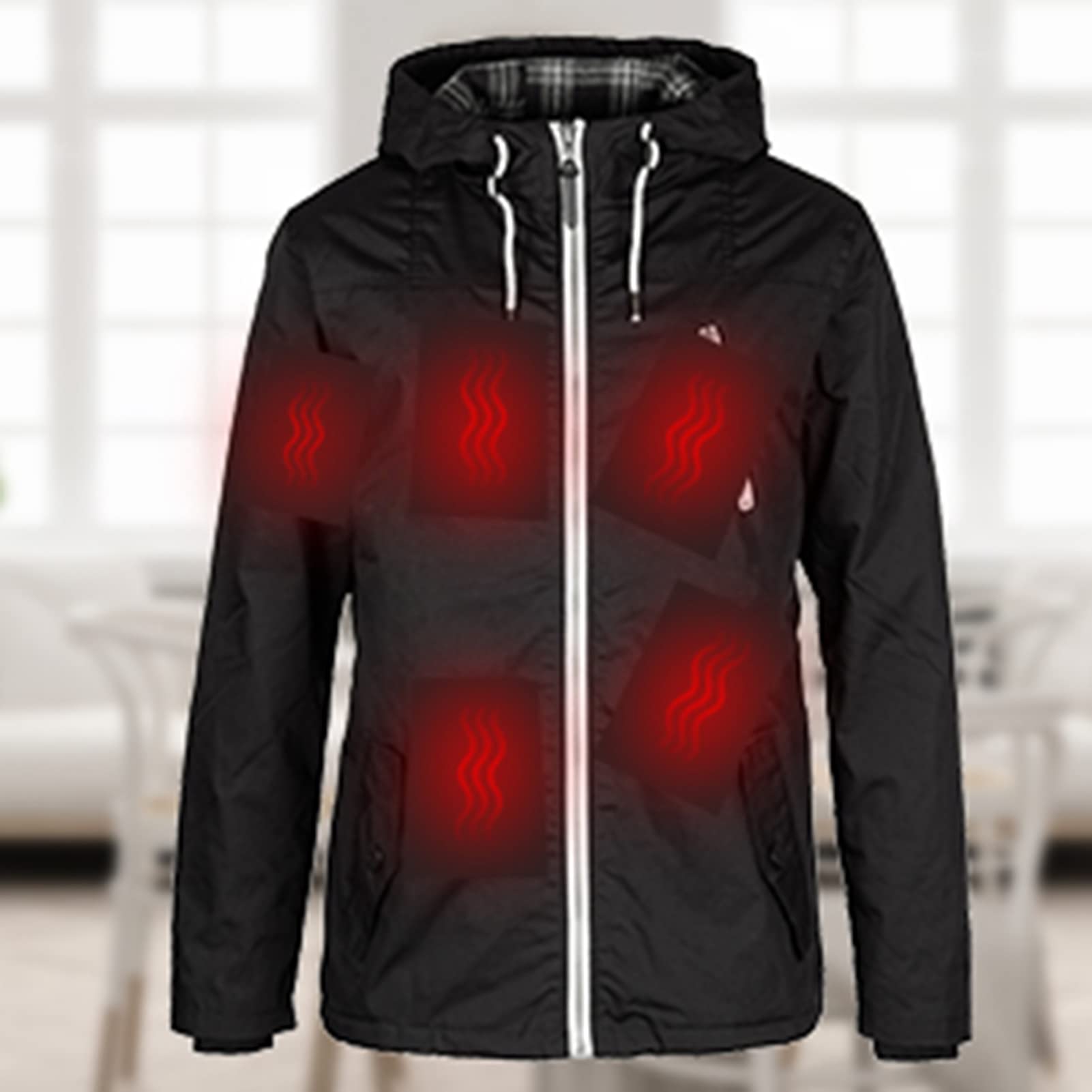 Portable Cloth Heaters, Clothes Heating Pad With 5Pcs Heating, Usb Electric Heated Pad Adjustable Temperature Warmer For Outdoor