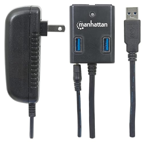 Manhattan Superspeed       Usb 3.0 Hub (4 Ports) 162302