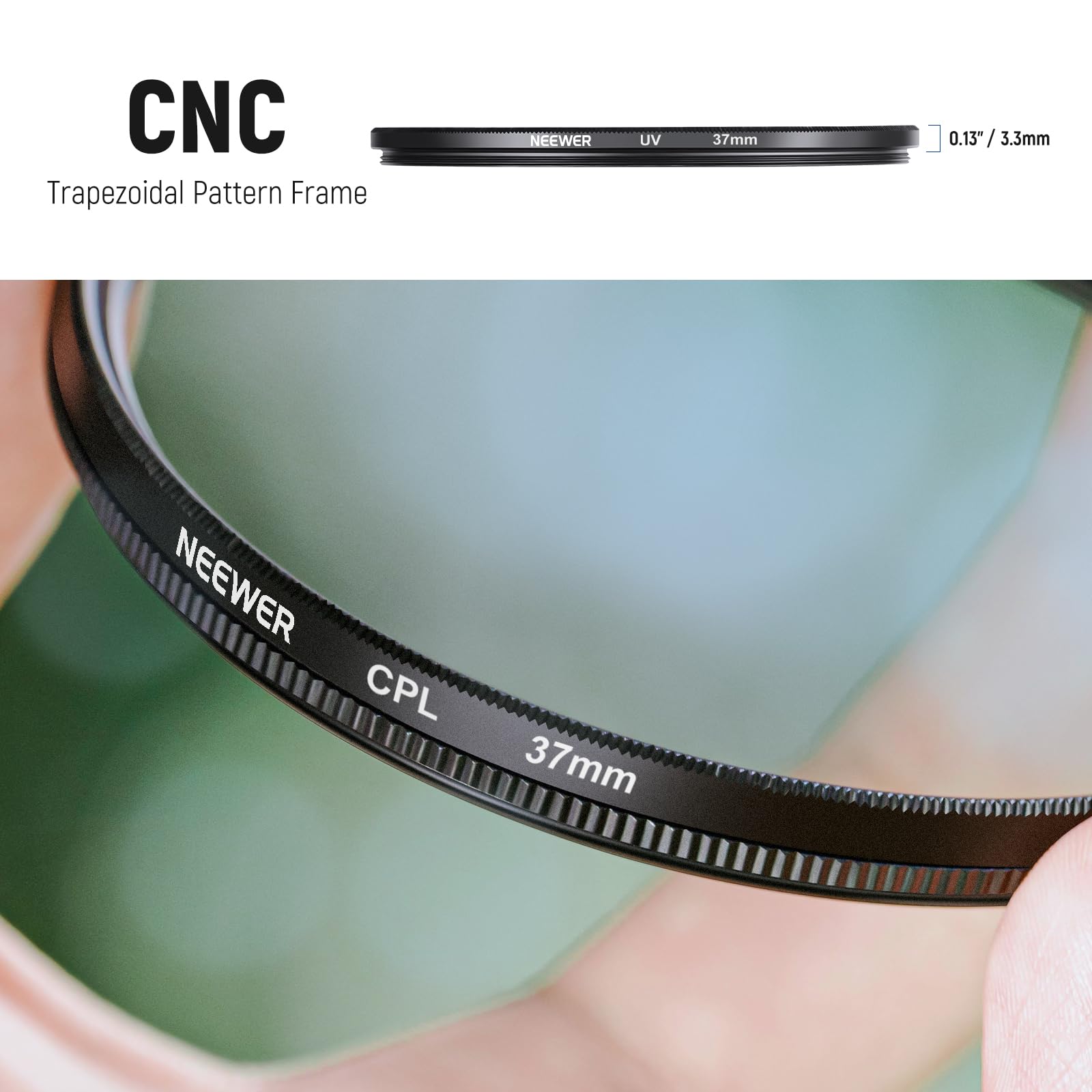 Neewer 37Mm Nd Filter Pack And Lens Accessories, Nd2 Nd4 Nd8 Uv Fld Cpl Filter Kit With Lens Cap
