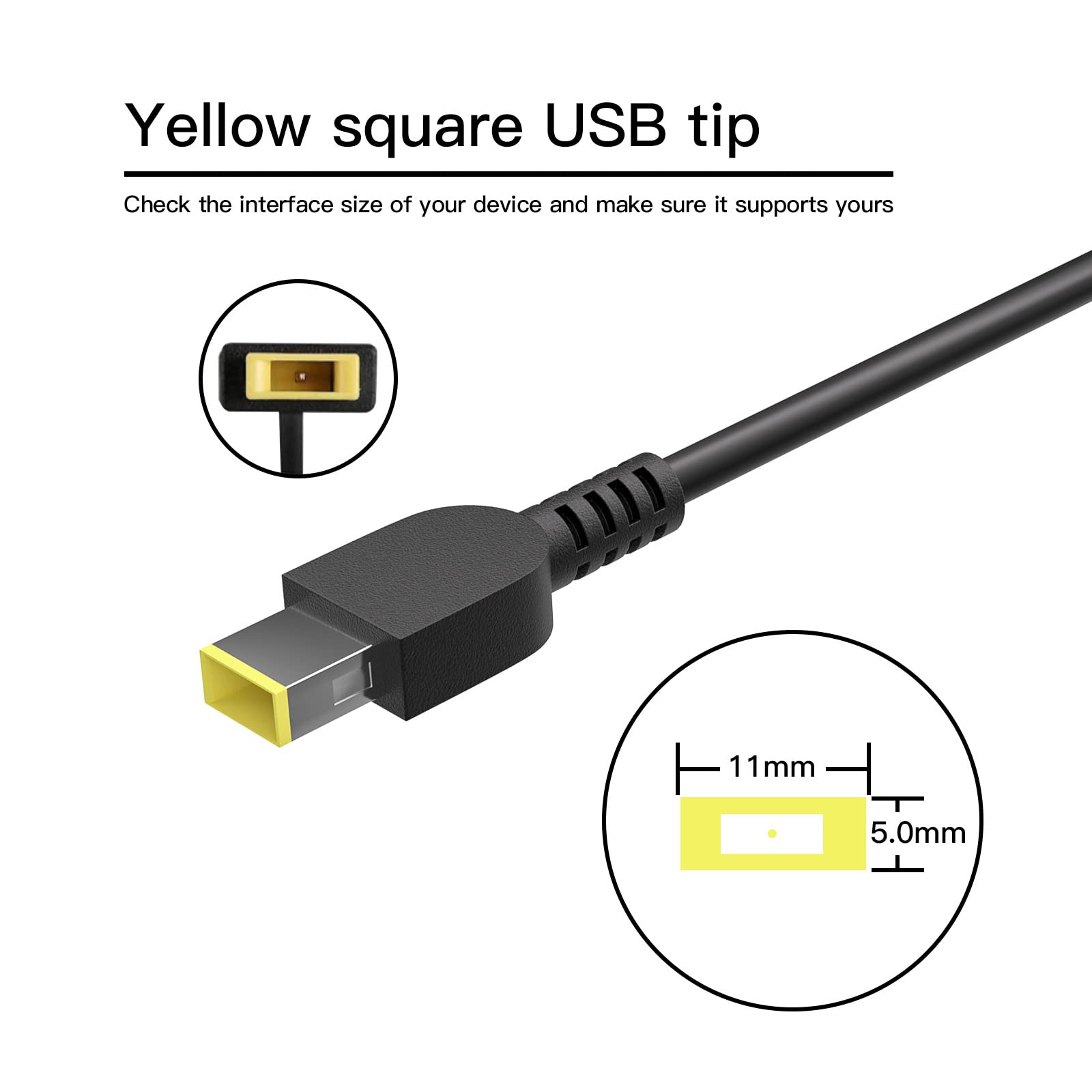 170W 20V 8.5A Laptop Charger Replacement For Lenovo Thinkpad P50 P51 P52 P53 P70 P71 P73 W540 W541 T540P P15 P17 P15V P15G T15G