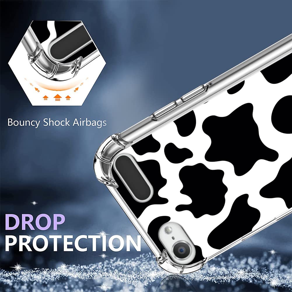 Ook Compatible With Ipod Touch 7 6 5 Generation Case Ring Holder Stand For Girls Woman Kids,Soft Tpu Bumper Pc Back Shockproof P