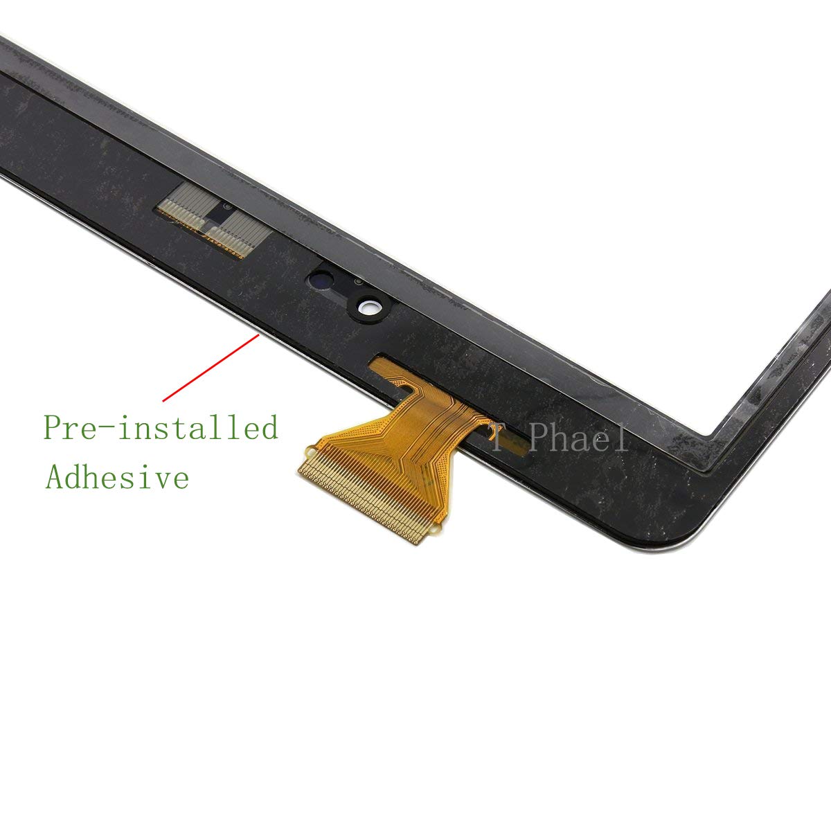T Phael Black Touch Screen Digitizer For Samsung Galaxy Tab A 9.7''   Glass Replacement For Sm T550 Sm T555 T550 T555 (Not Inclu