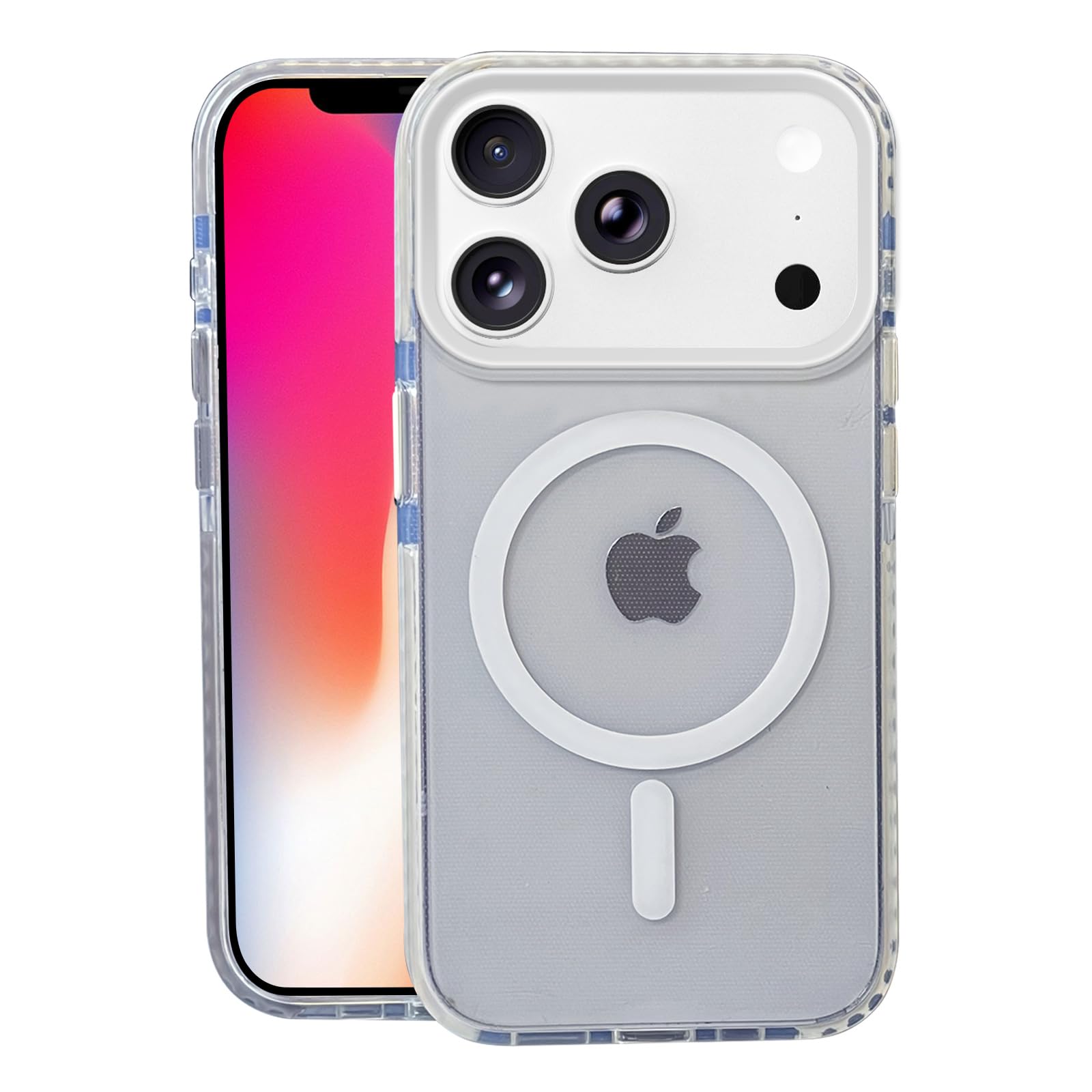 Nimeey for iPhone 17 Pro CaseMagSafe Compatible,Matte Soft Slim Shockproof Cover,Anti-Fingerprint,Anti-Yellowing,Anti-Scratch Ba