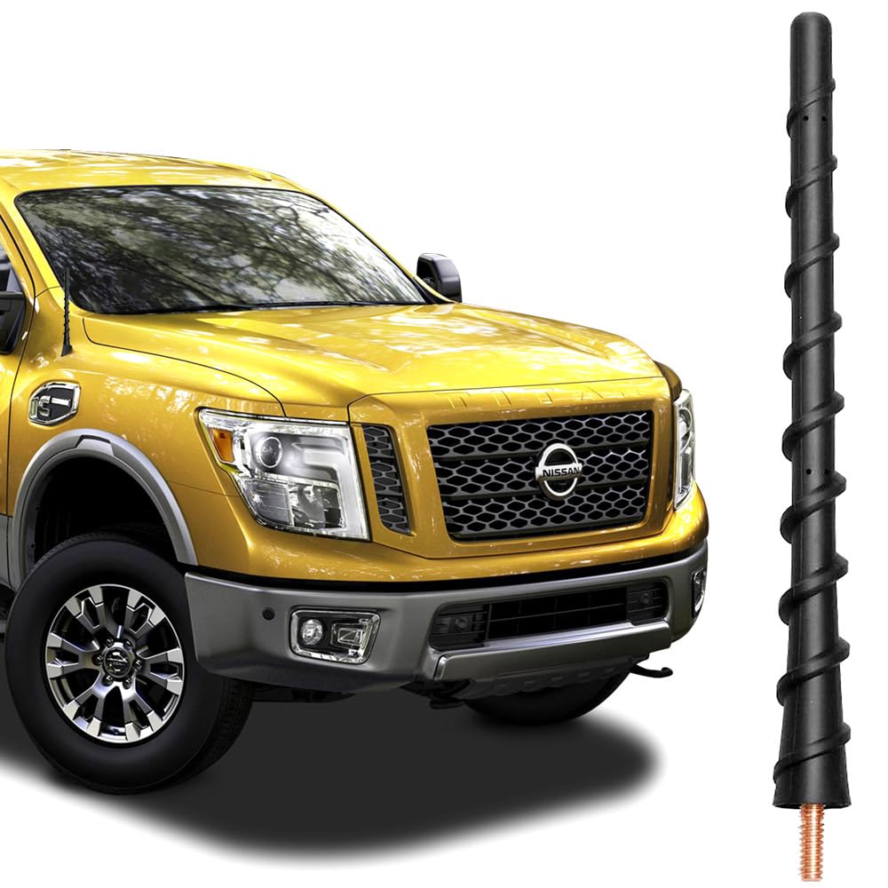 Ksaauto Antenna For Nissan Titan 2003 2021, 7 Inch Short Nissan Titan Antenna Replacement, Truck Car Nissan Titan Accessories De