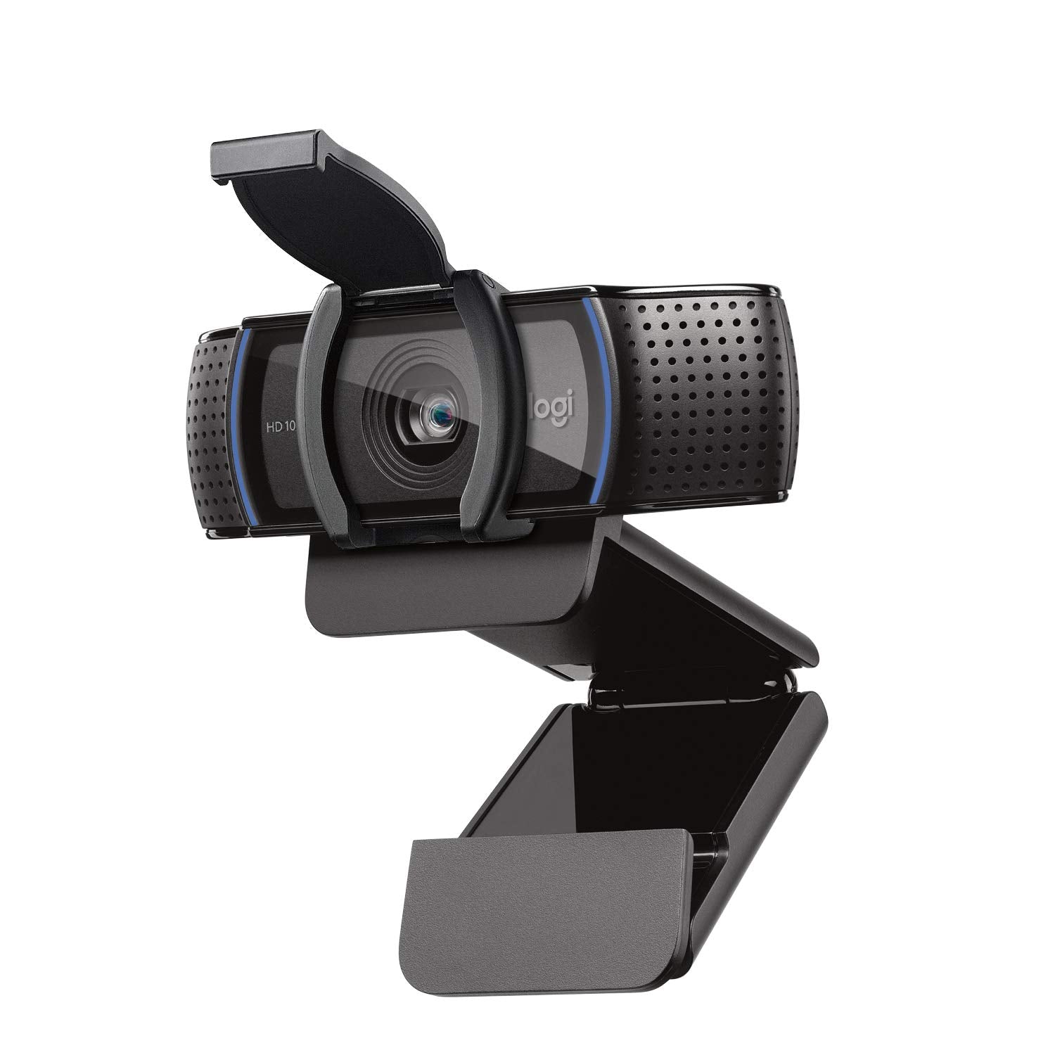 Logitech C920S HD Pro Webcam, Full HD 1080p/30fps Video Calling, Clear Stereo Audio, HD Light Correction, Privacy Shutter, Works