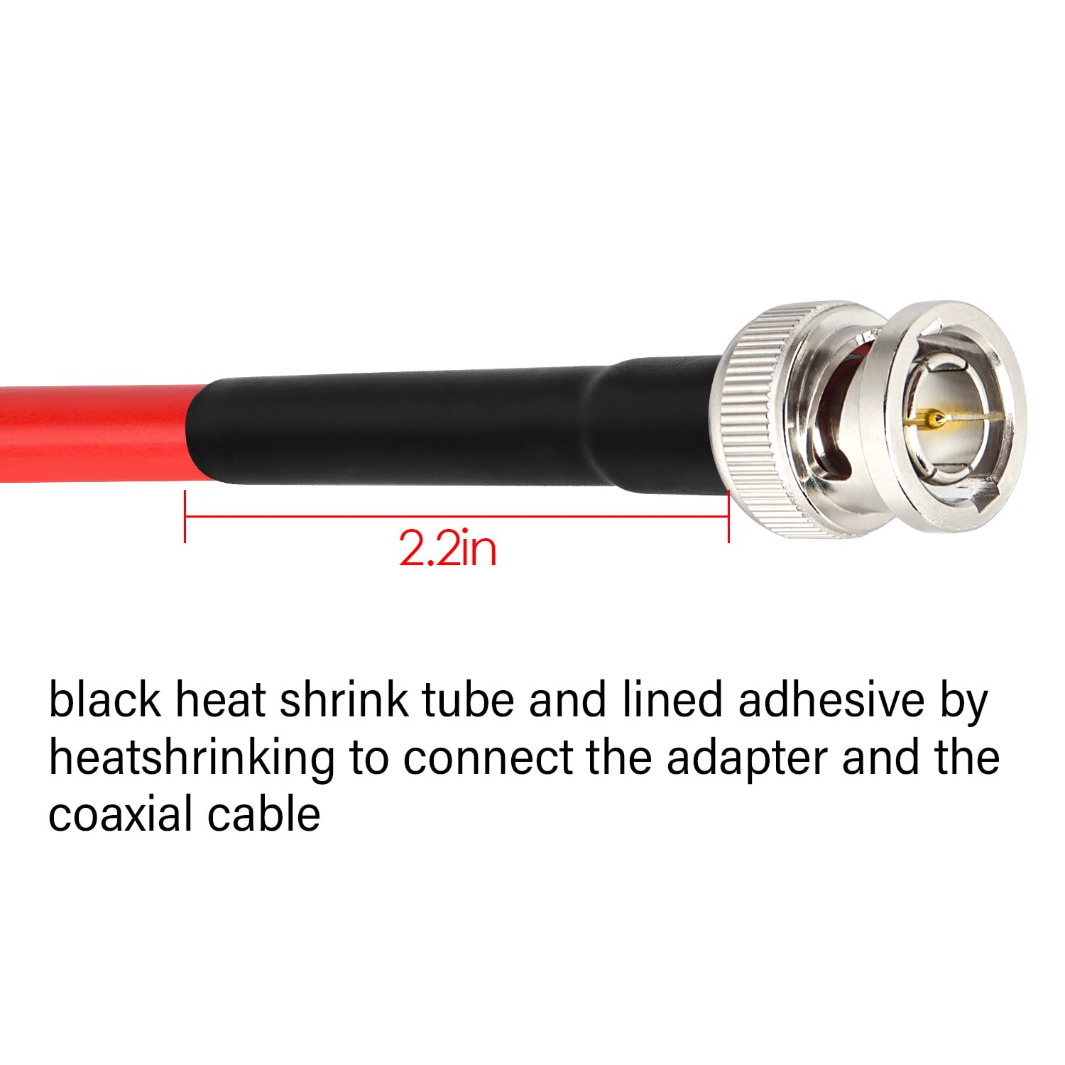 Xrds  Rf 6Ft Sdi Cable Bnc Cable Hd Sdi Cable Bnc Digital Video Cable 75 Ohm Rg59 Bnc Male Cable For 4K 1080P 3G/6G Hd Sdi Camer