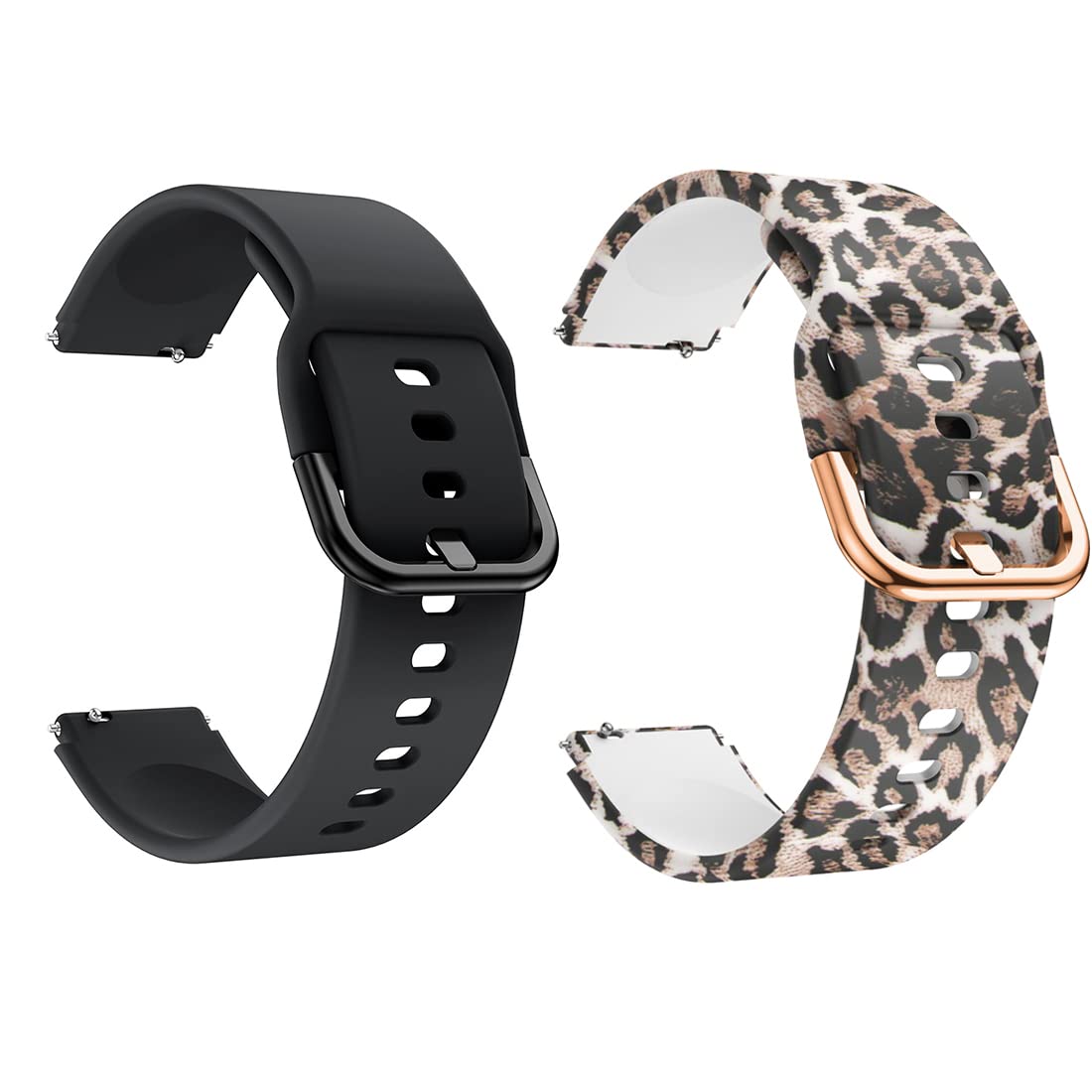 Surlan Compatible With Veryfitpro Id205L Smart Watch Band 19Mm, Silicone Soft Sport Watch Band Strap Replacement Wristband Compa