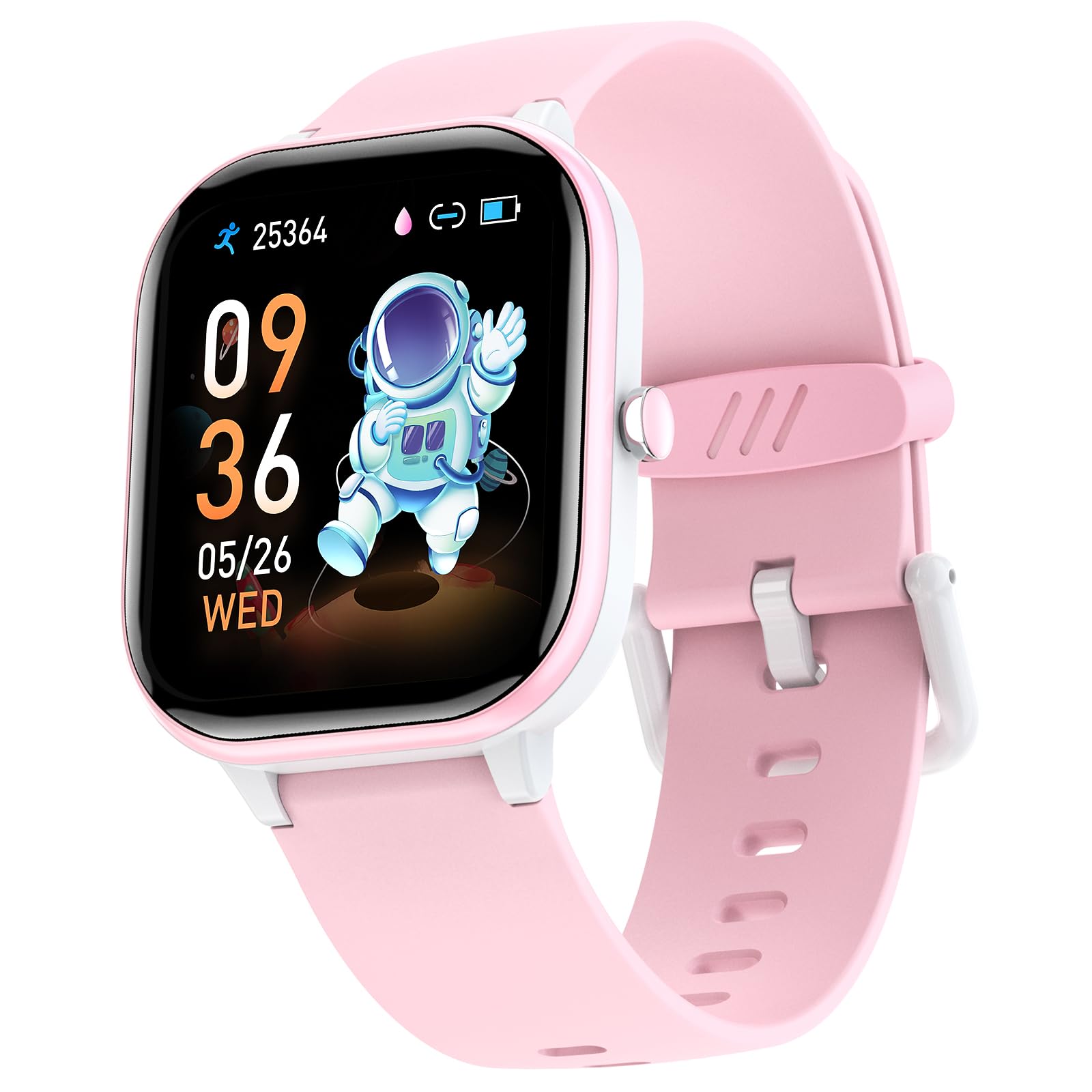 Zururu Kids Smart Watch For Boys Girls Teens Gifts Idea For 6 14 Years Old, Kids Fitness Tracker Sleep Monitor Step Counter Pedo