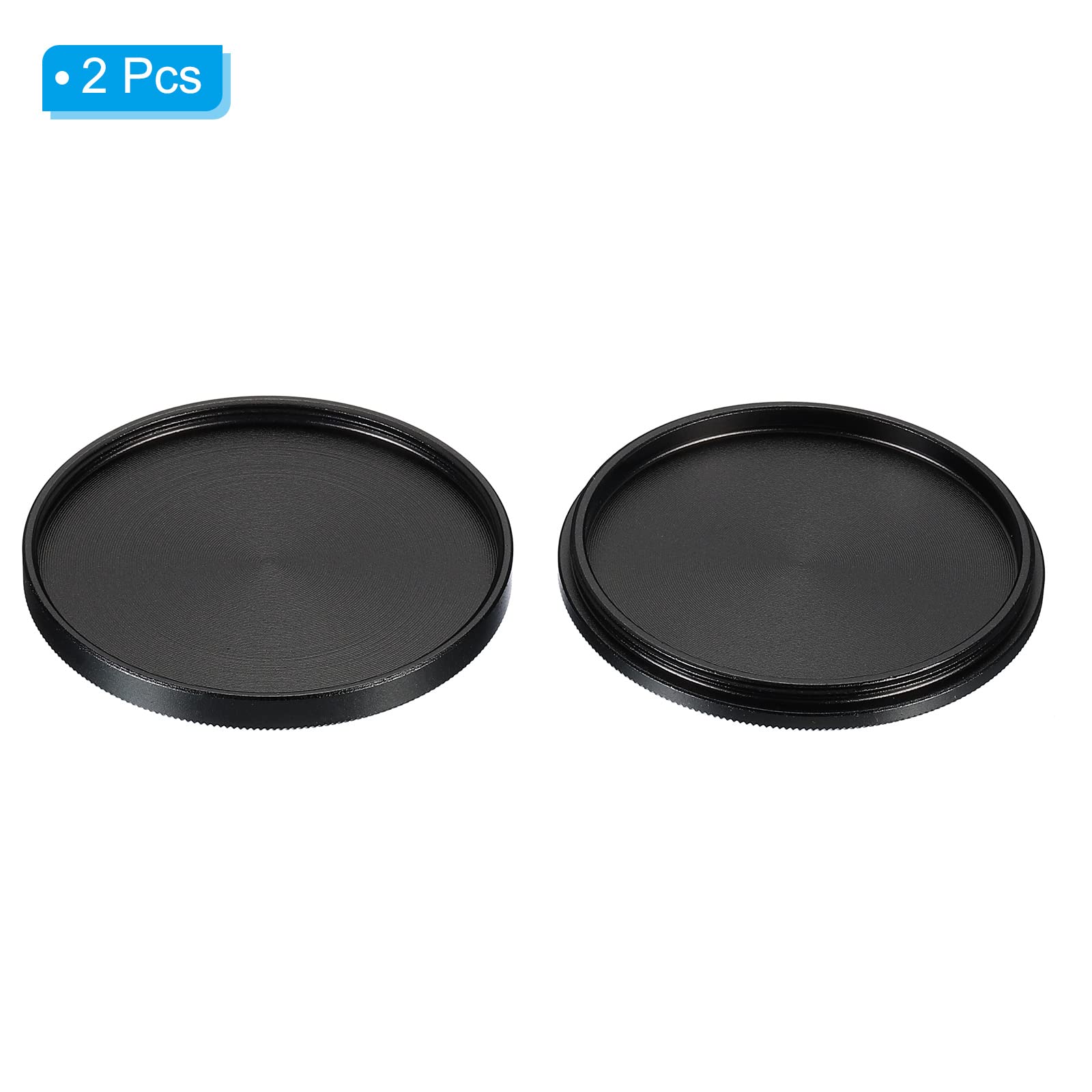 Patikil 43Mm Lens Cap, 2 Pack Camera Lens Cap Cover Universal Front Metal Lens Filter Stacks Cap Protective Case For 43Mm Camera
