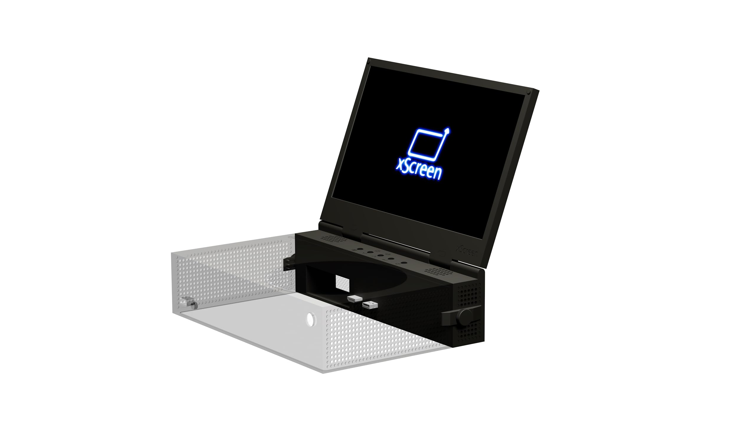 Upspec Gaming Xscreen For Xbox Series S*   11.6 1080P Fhd 60Hz Ips Portable Screen Attachment   Unique Cablefree Design (Carbon