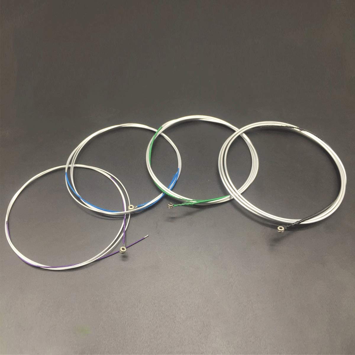 Jysun Cello Strings 1 Full Set A D G C Steel Core Aluminum Magnesium Wound For Size 1/4 1/2 3/4 4/4 With 1 Piece Cleaning Cloth
