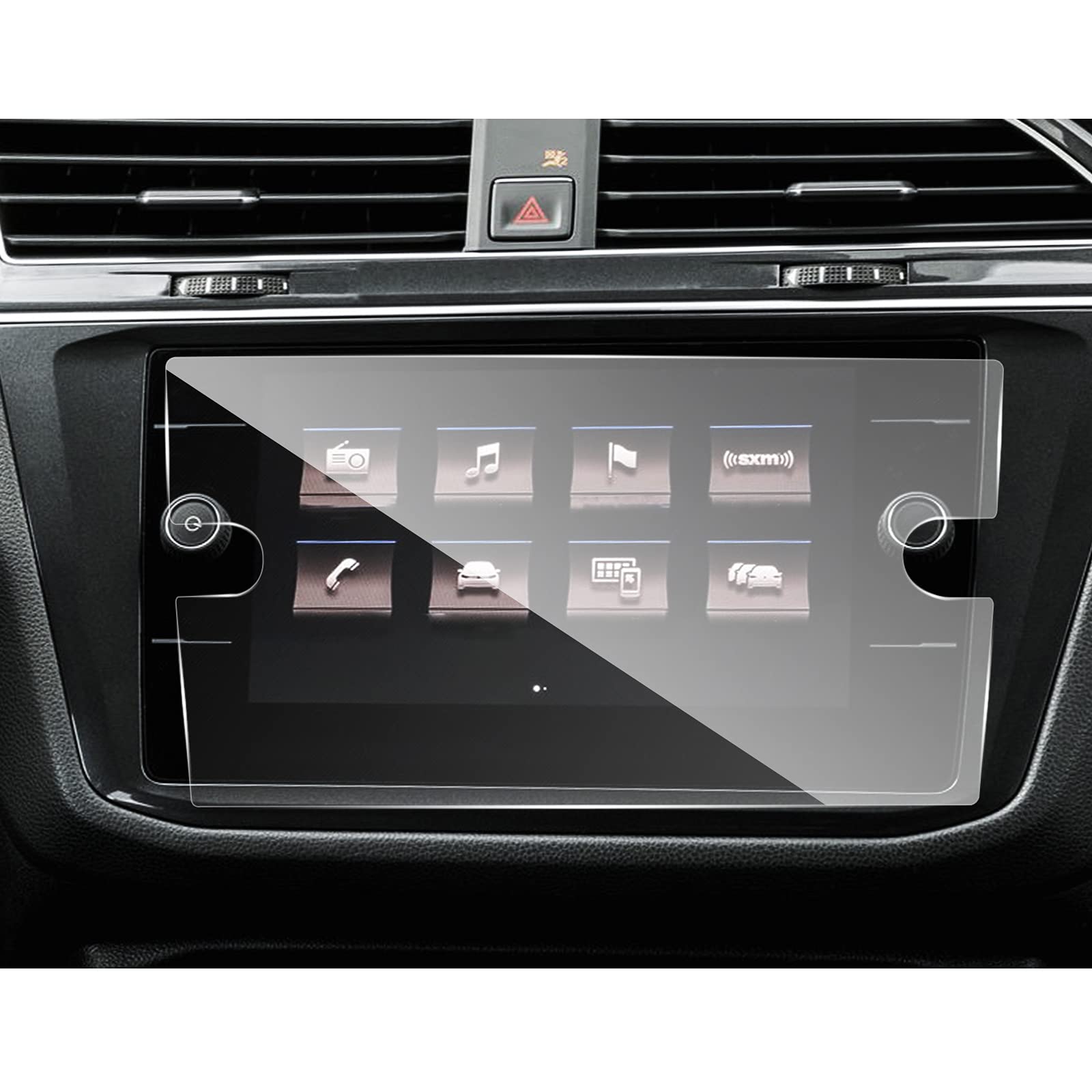 Sxcy For 2018 2024 Vw Tiguan/Taos 2018 2023 Atlas/Arteon Screen Protector 8 Inch 2024 Tiguan Taos Se Sel Accessories(Not For Atlas Se/ Taos /Tiguan S)