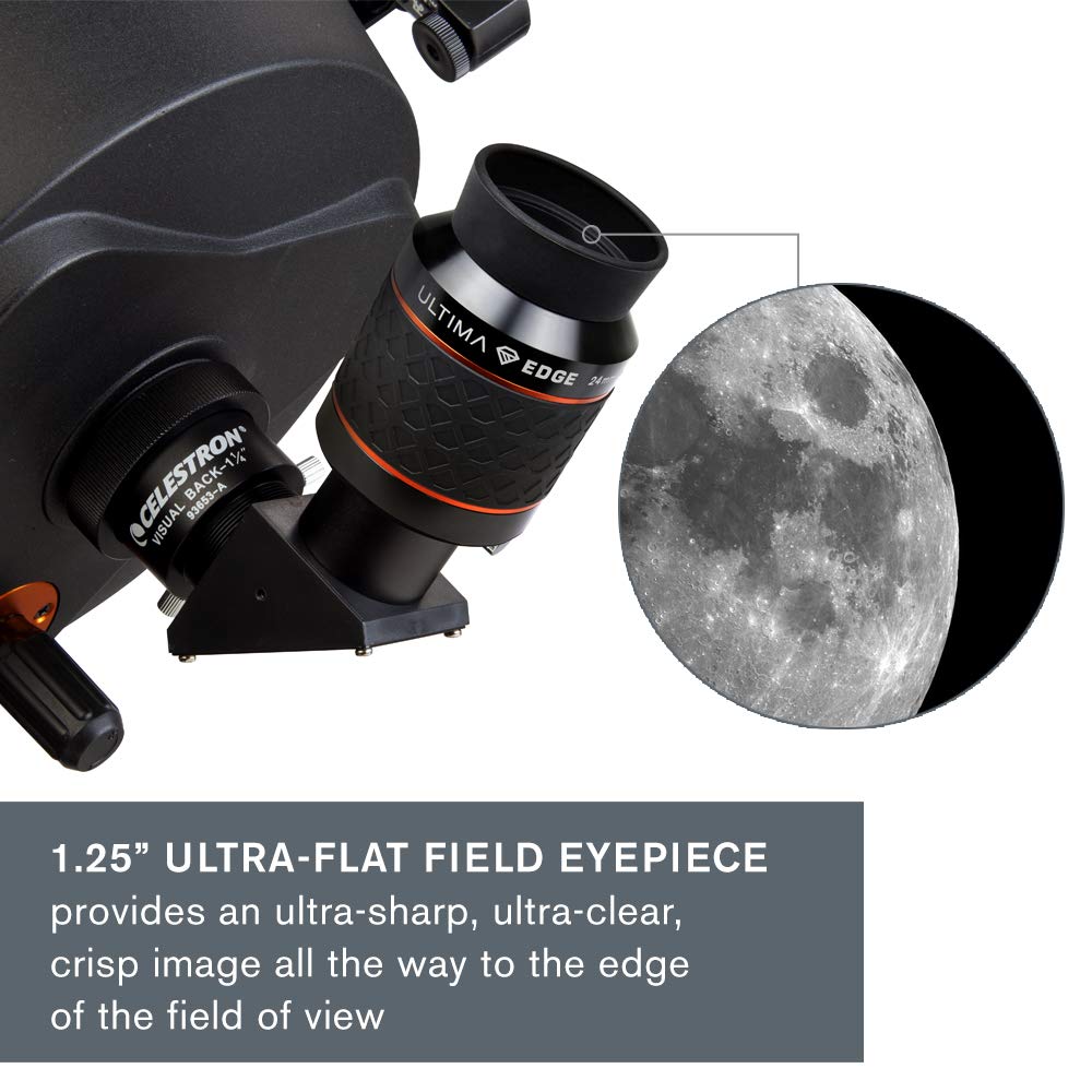 Celestron Ultima Edge   24Mm Flat Field Eyepiece   1.25''