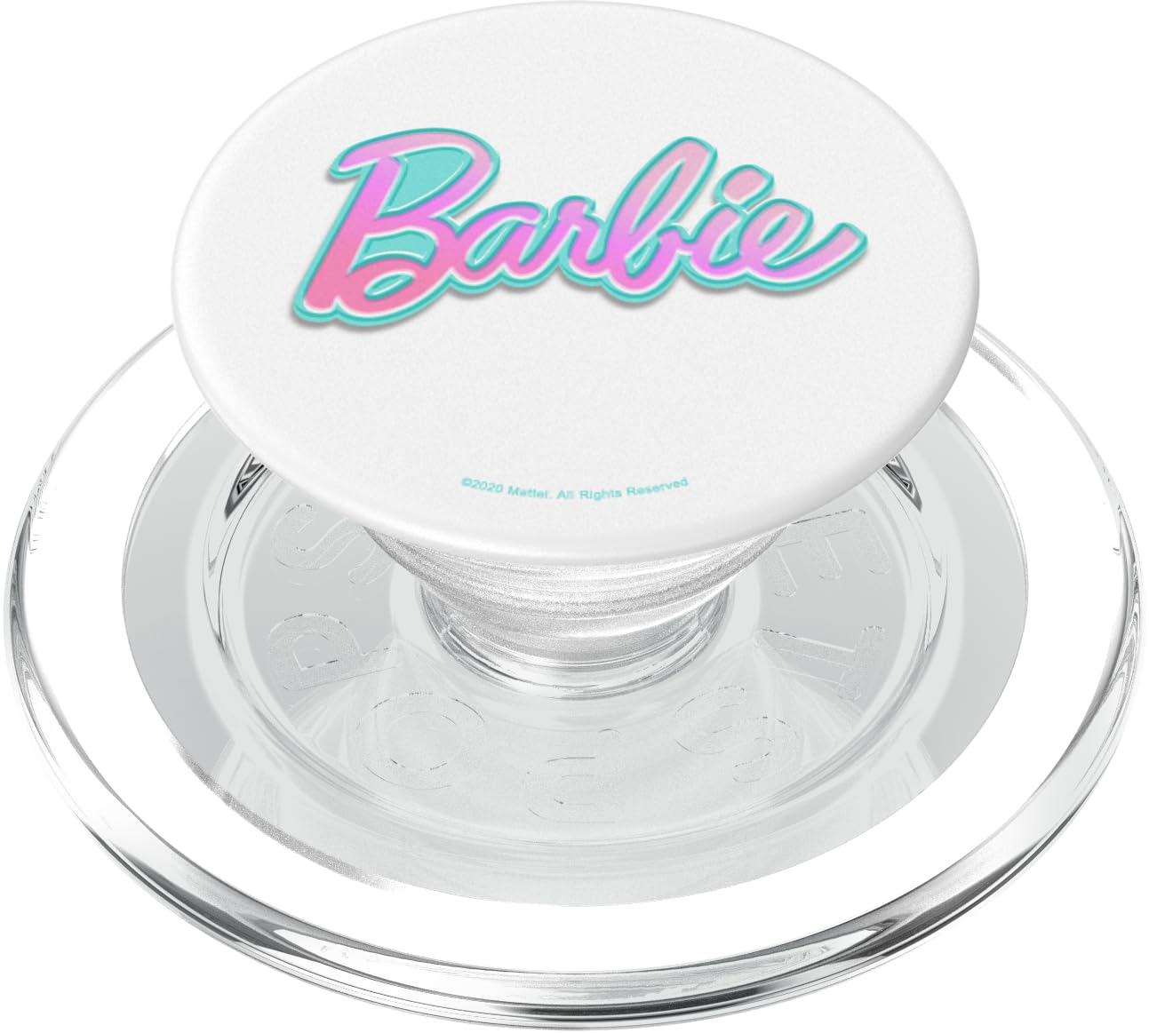 Barbie   Embossed Logo Popsockets Magsafe Popgrip For Iphone