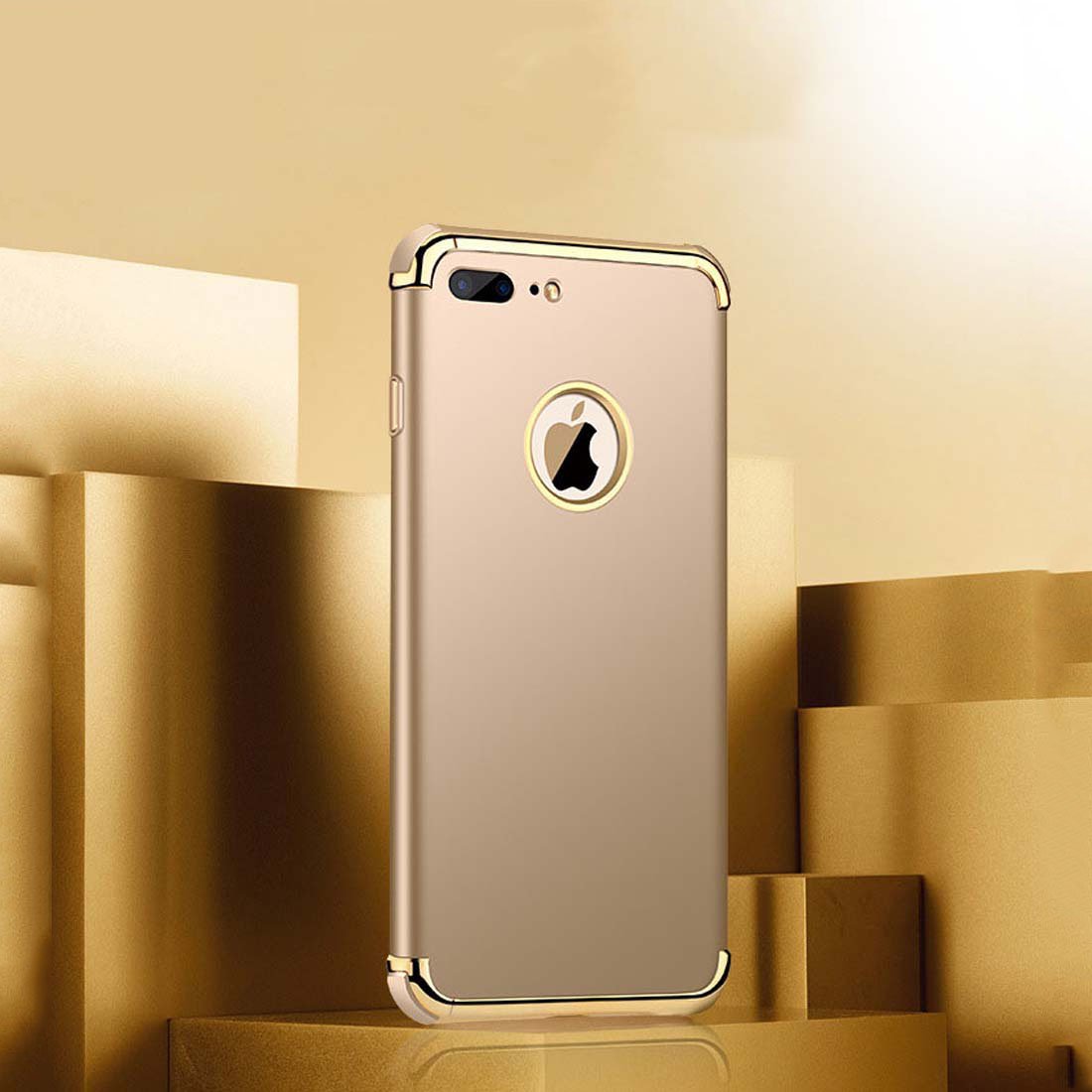 Tverghvad Compatible For Iphone 8 Plus Case, Ultra Slim Flexible Matte Cover Case For Iphone 8 Plus (Gold)