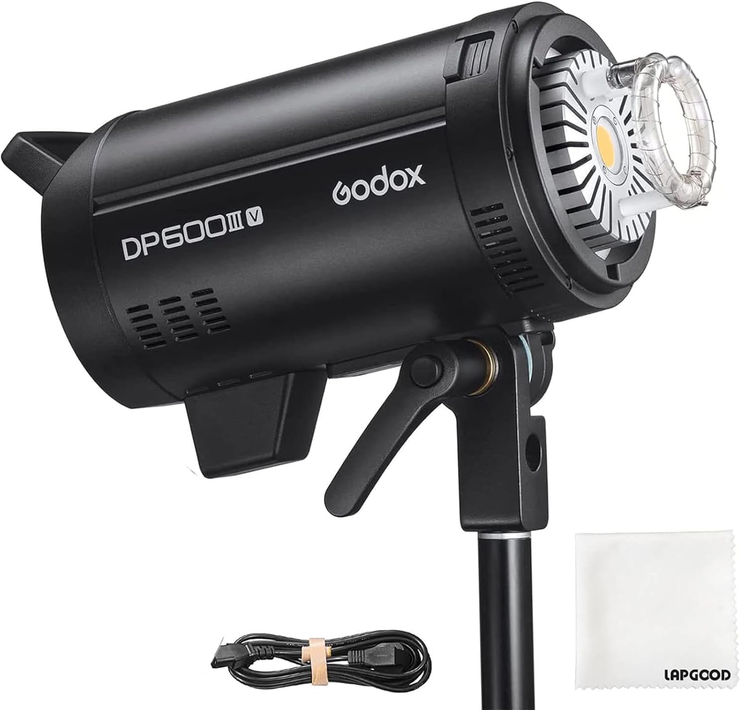 Godox DP600IIIV Studio Flash 600Ws, GN106 5600200K 2.4G X System 1/2000-1/800s Bowens Mount, Strobe Flash Monolight for Portrait