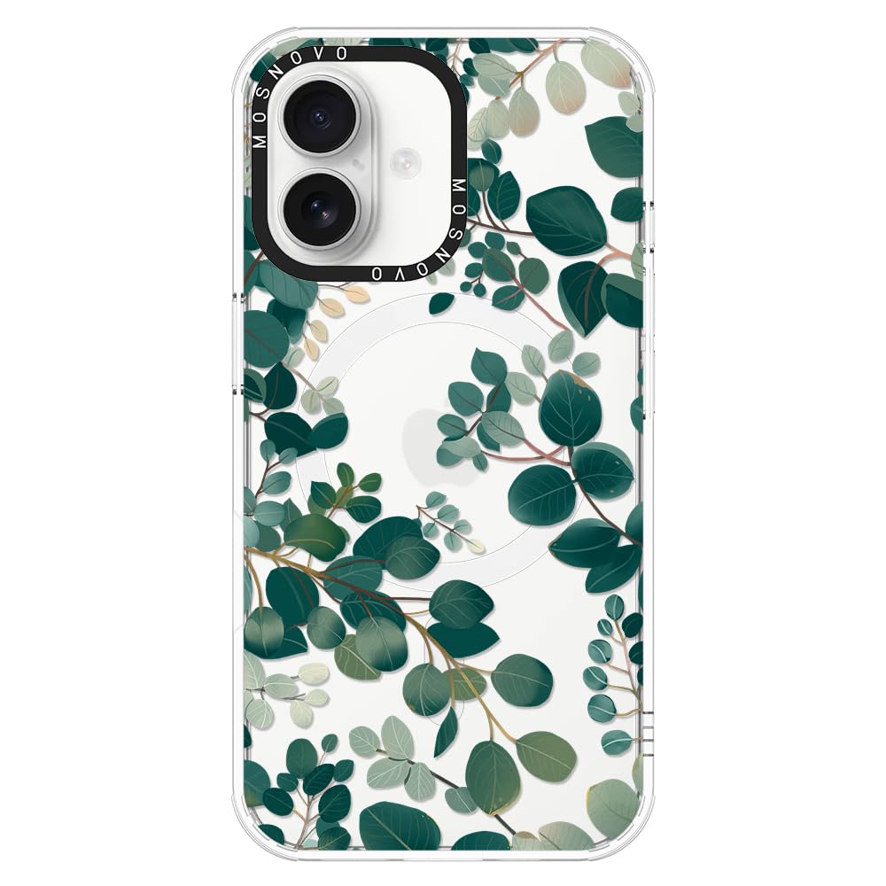 Mosnovo Case For Iphone 16, [Compatible With Magsafe] [Buffertech 6.6Ft Military Grade Drop Protection] [Anti Peel Off Tech] Cle