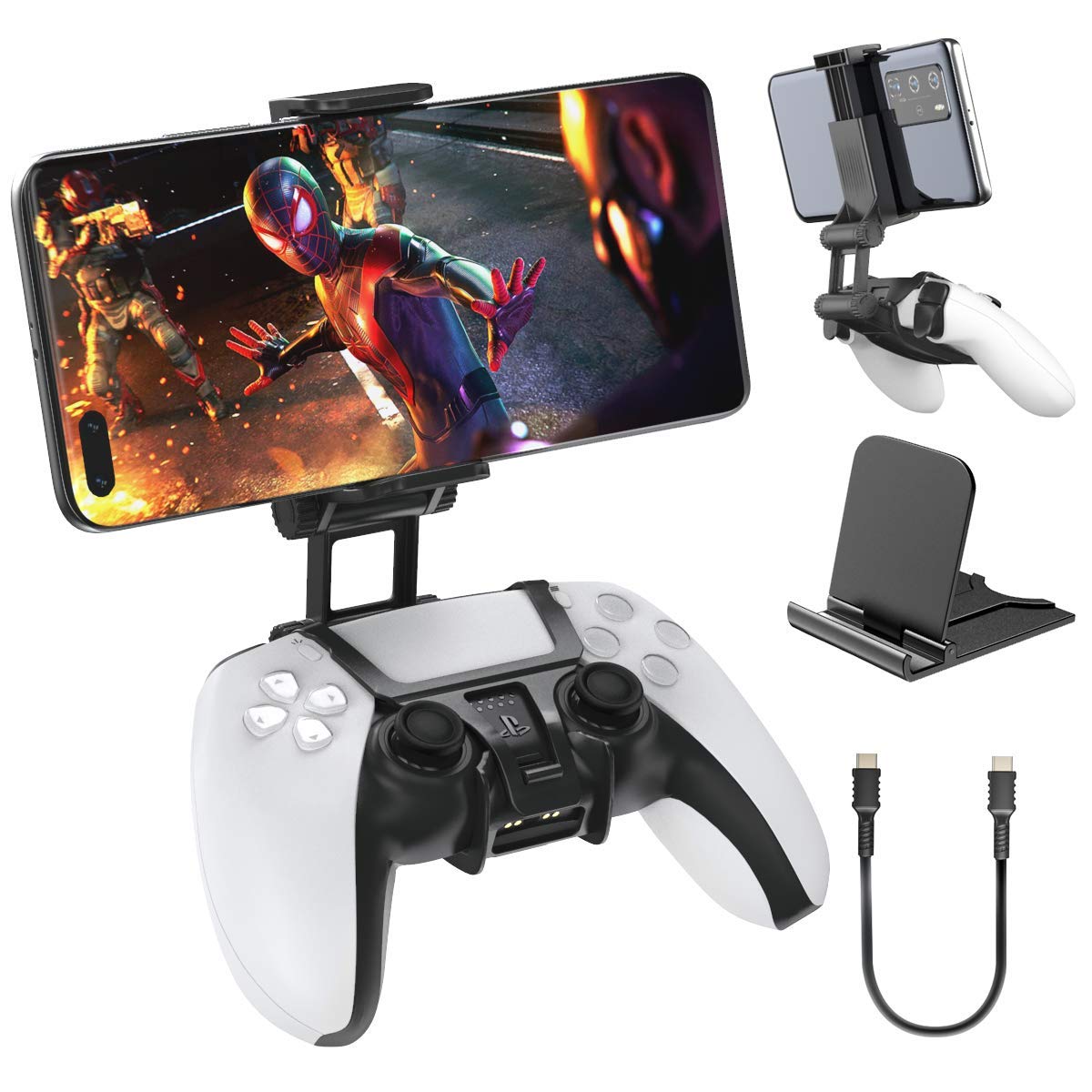 Oivo Ps5 Controller Phone Mount Clip, Mobile Gaming Clip Cell Phone Stand Holder Replacement For Playstation 5 Dualsense Control