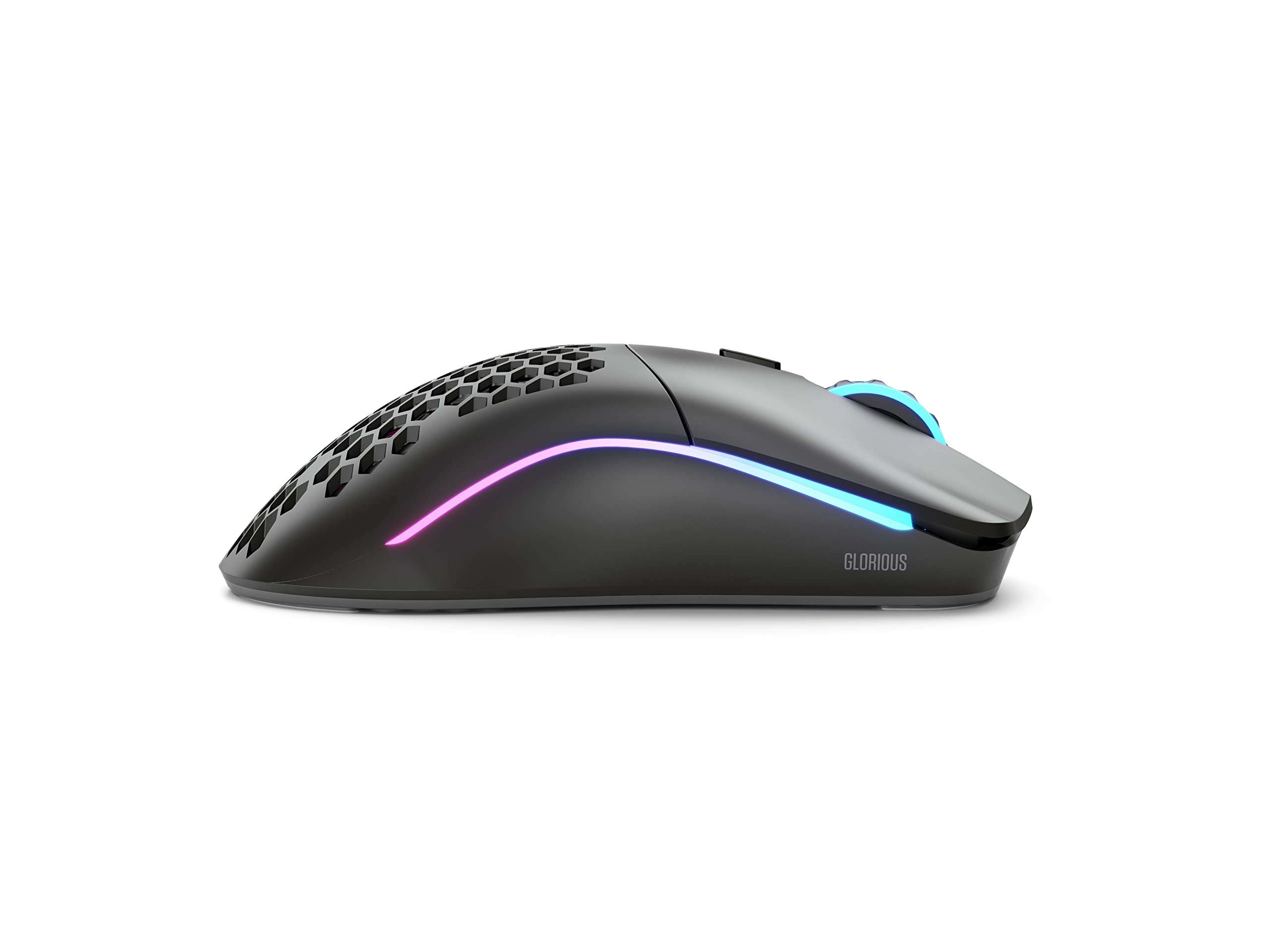 Glorious Model O  (Minus) Wireless Gaming Mouse   65G Superlight Honeycomb Design, Rgb, Ambidextrous, Lag Free 2.4Ghz Wireless,