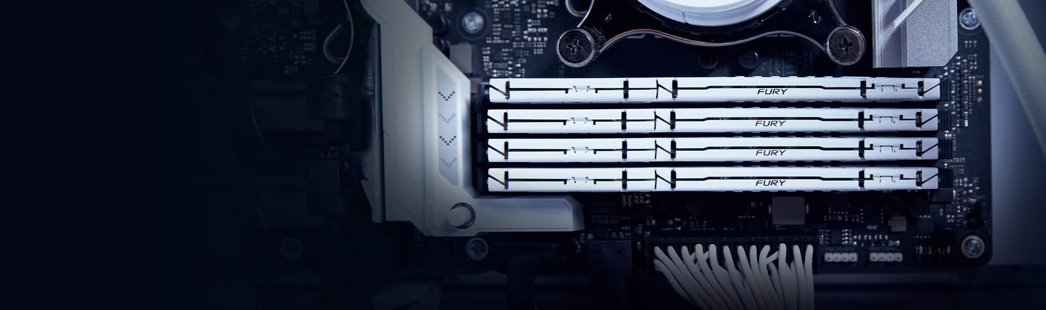 Kingston Fury Beast White 128Gb (4X32Gb) 5200Mt/S Cl40 Ddr5 Xmp Dimm | Overclocking | Plug N Play | Intel Xmp 3.0 | Kit Of 4 | K