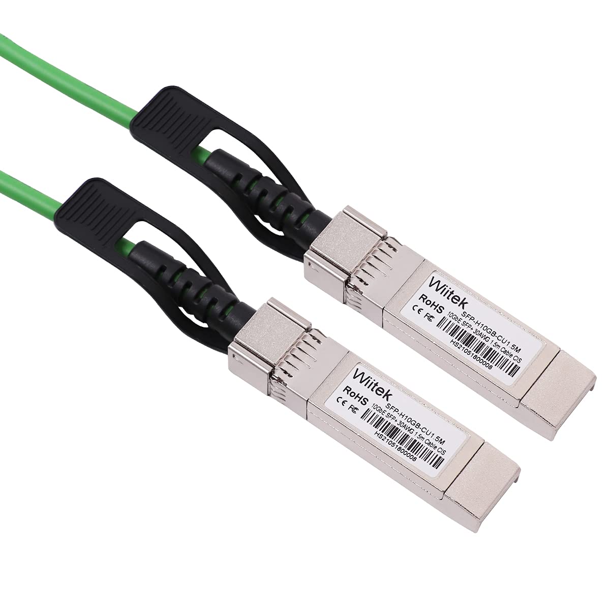 [Blue Colored] 1.5M 10G Sfp+ Dac Twinax Cable, 10Gbase Cu Sfp+ Copper Cable, Compatible For Cisco Sfp H10Gb Cu1.5M, Ubiquiti, Ju
