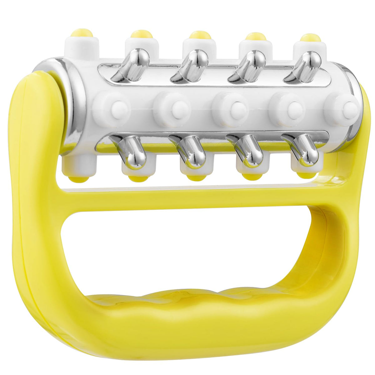Cozlow Myorelease Lymphatic Drainage Massager & Scar Tissue Massage Tool (Yellow), Great Handheld Lymphatic Massager For Thighs,
