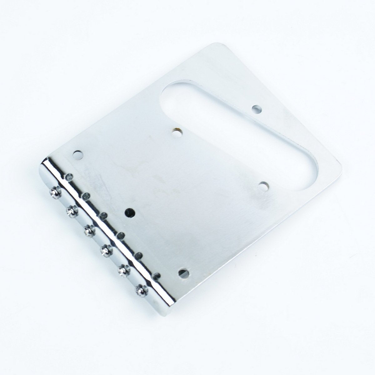 (B97) Replacement Tele Telecaster Guitar Bridge,6 Saddle Modern Style,Chrome