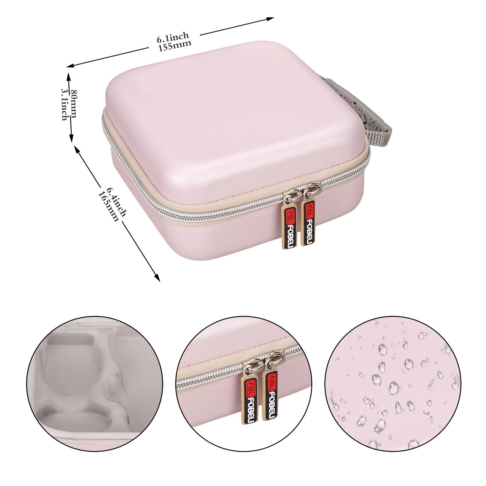 Fblfobeli Eva Hard Storage Carry Case Compatible With Braun Silk   Pil 9 9 890/Silk   Pil 9 9 720/Silk   Pil 9 9 880 Epilator Fa