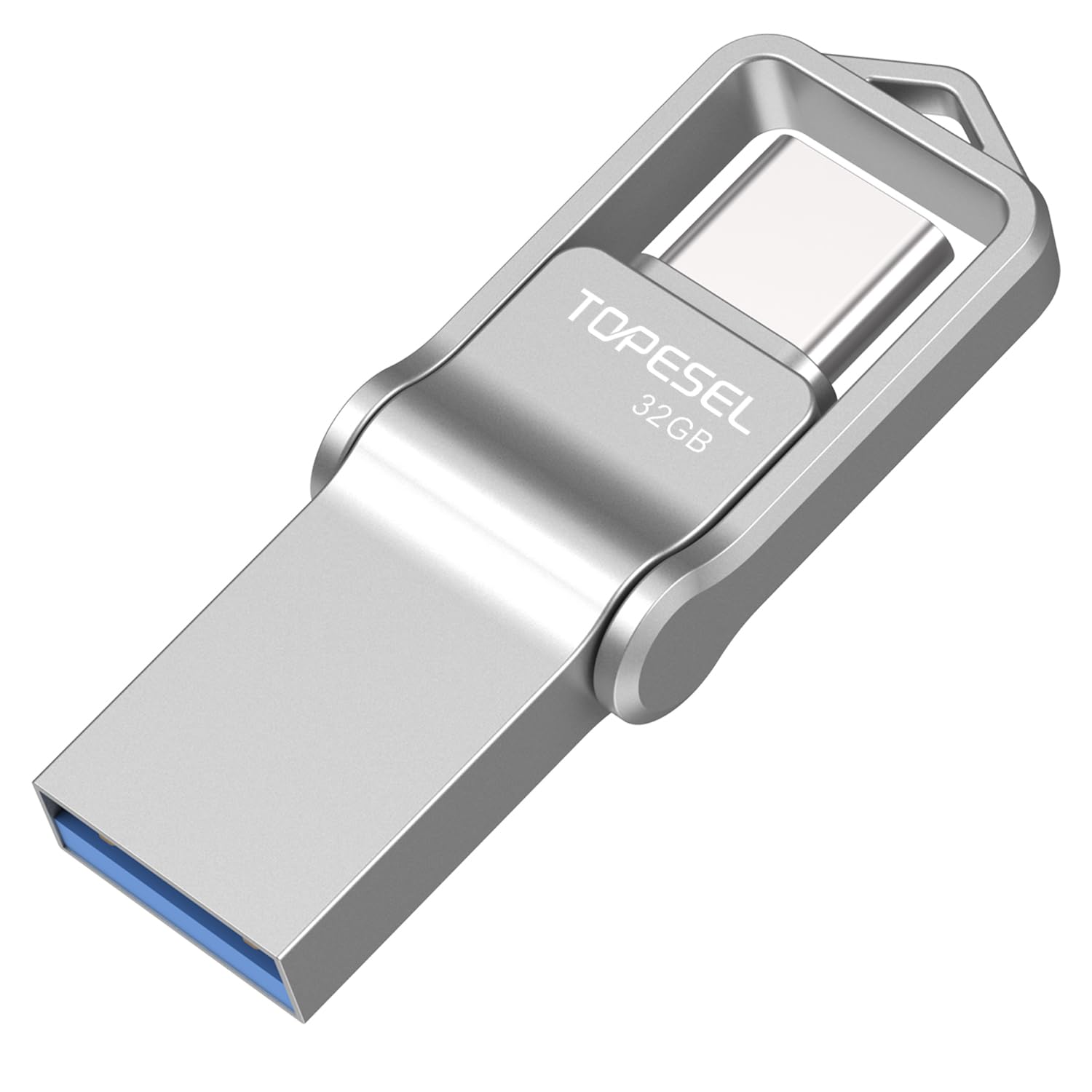 Topesel 32Gb Usb C Flash Drive Dual Usb 3.0 Flash Drive Usb A & Type C Thumb Drive Udp Tech Waterproof Type C Flash Drive Portable Usb C Otg Flash Drive For Computer Mac Smartphone Tablet