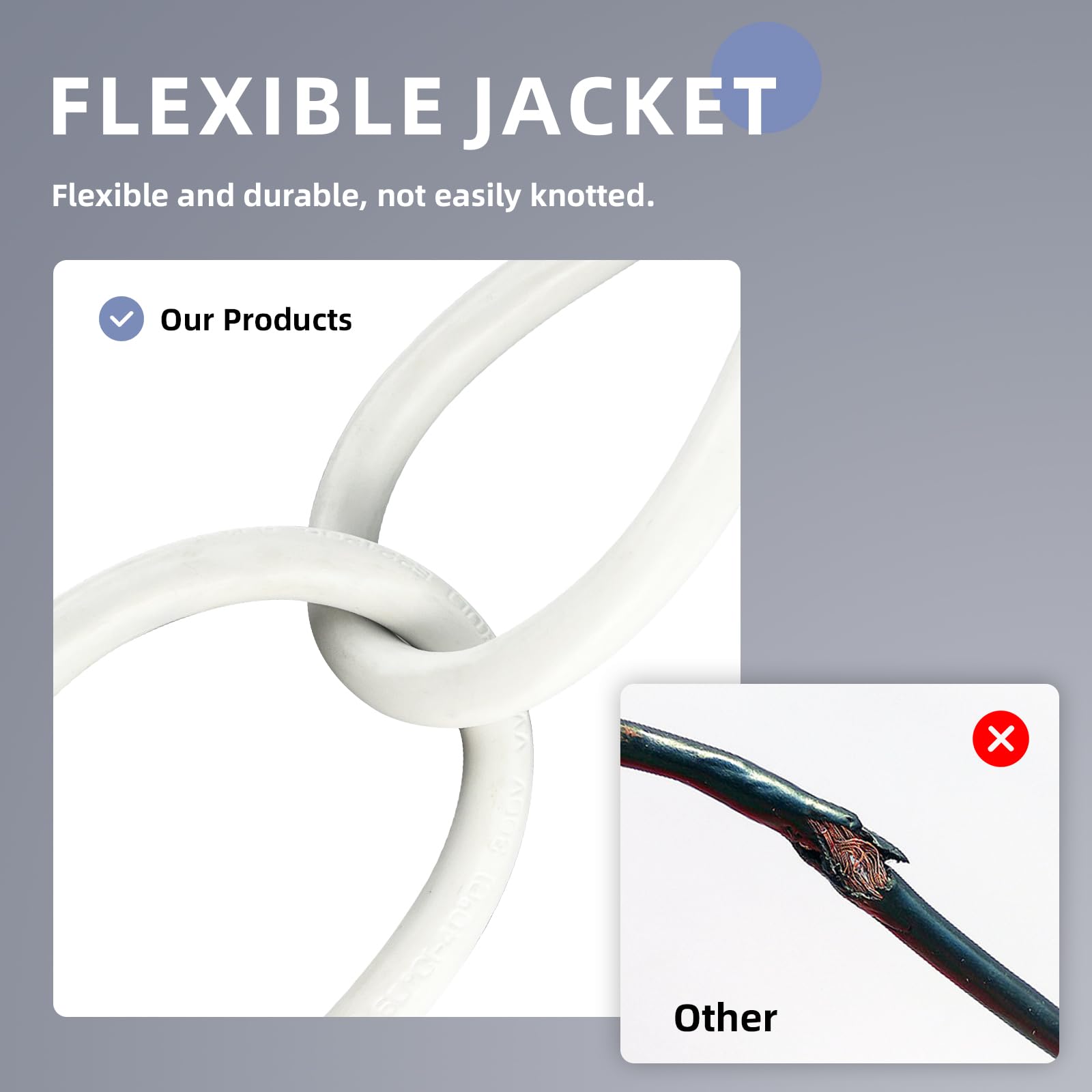 Ep 40 Ft Outdoor Extension Cord, 12/3 Sjtw Heavy Duty Extension Cable With 3 Prong Grounded Plug, 15 Amp Power Cord For Lawn, Ga