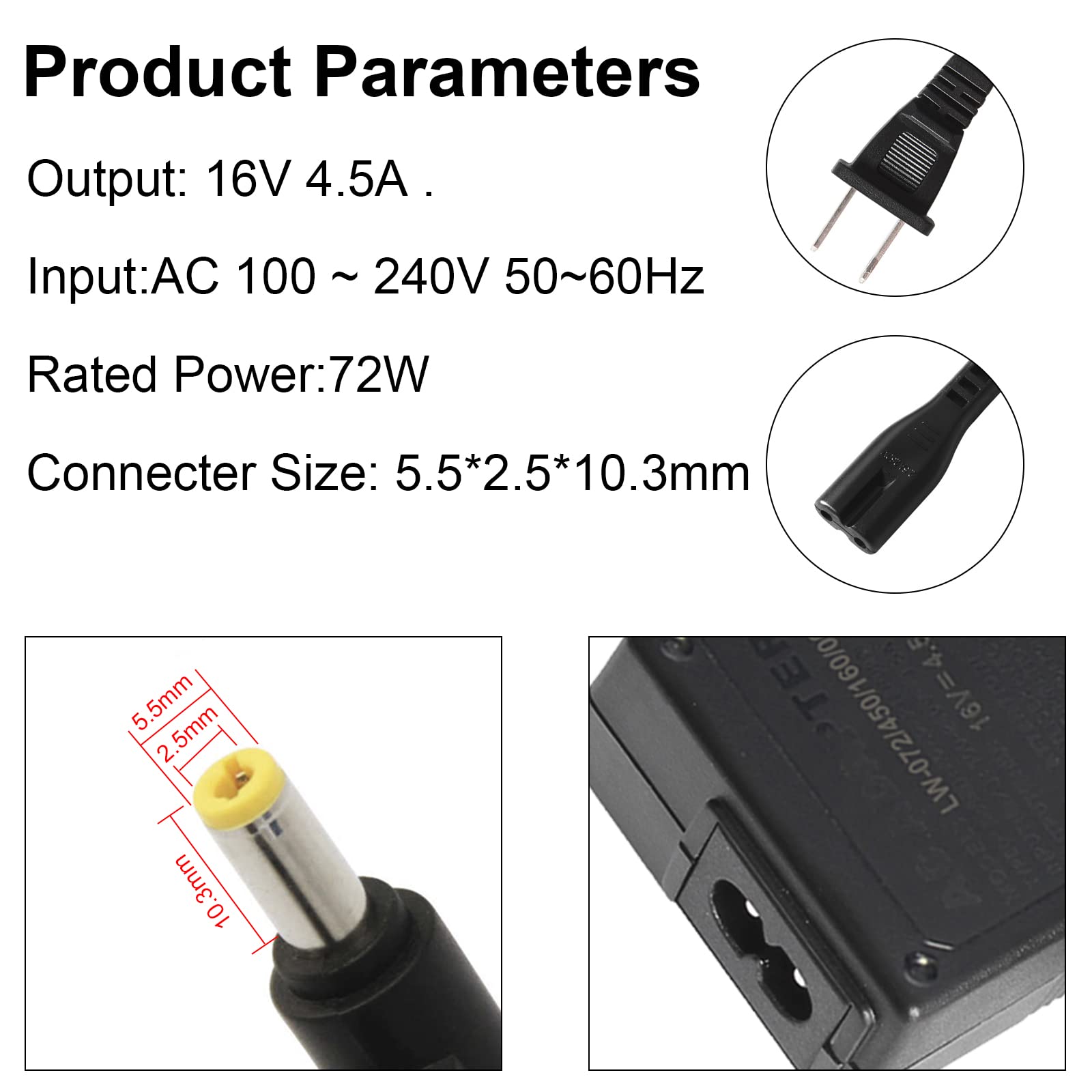 Charger For Panasonic Toughbook Cf 18 Cf 29 Cf 30 Cf 50 Cf 51 Cf 73